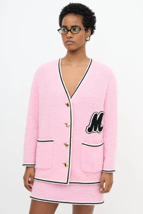2021 Boucle Patch Logo Cardigan