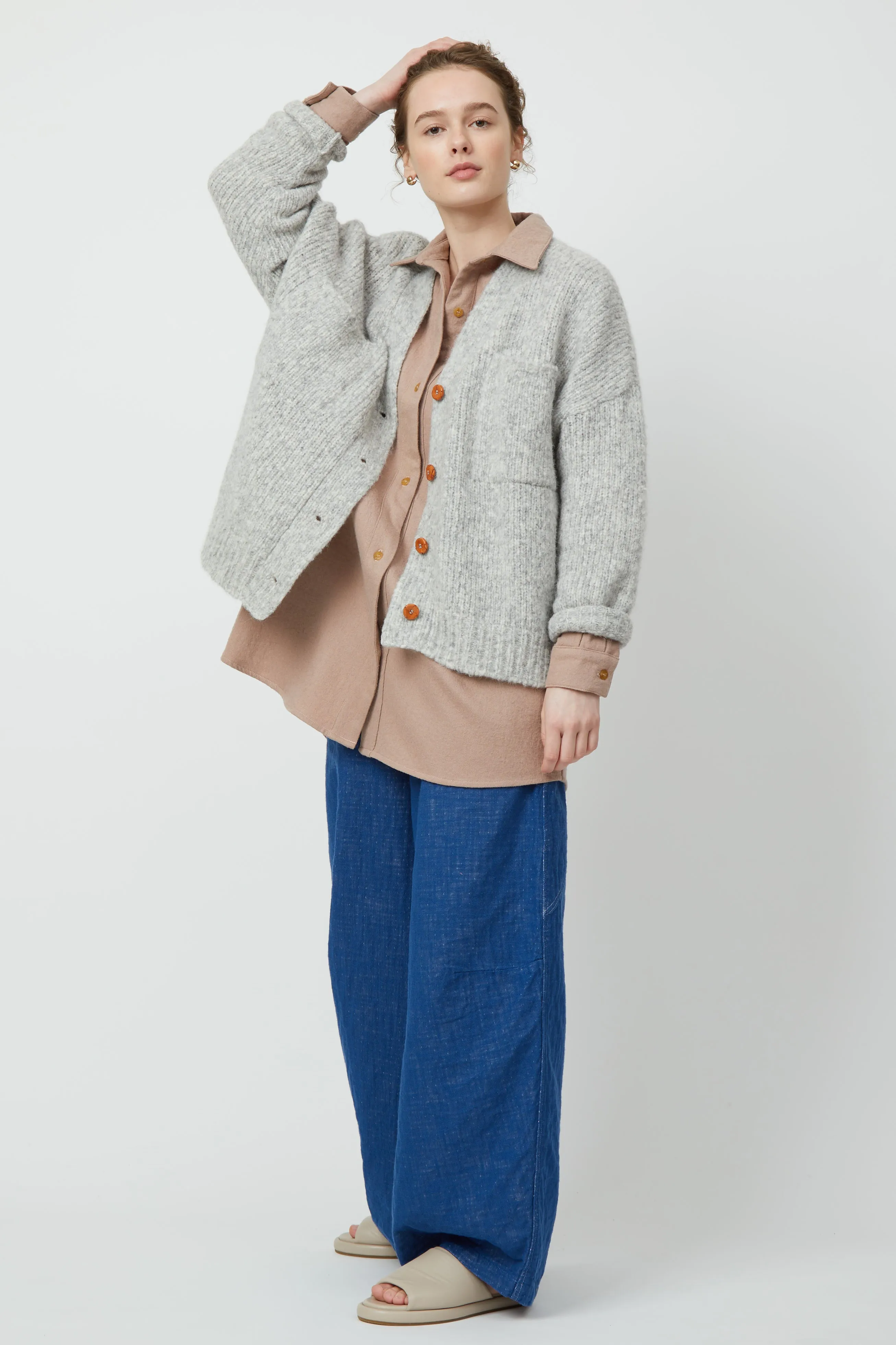 Amelia Cardigan in Baby Alpaca