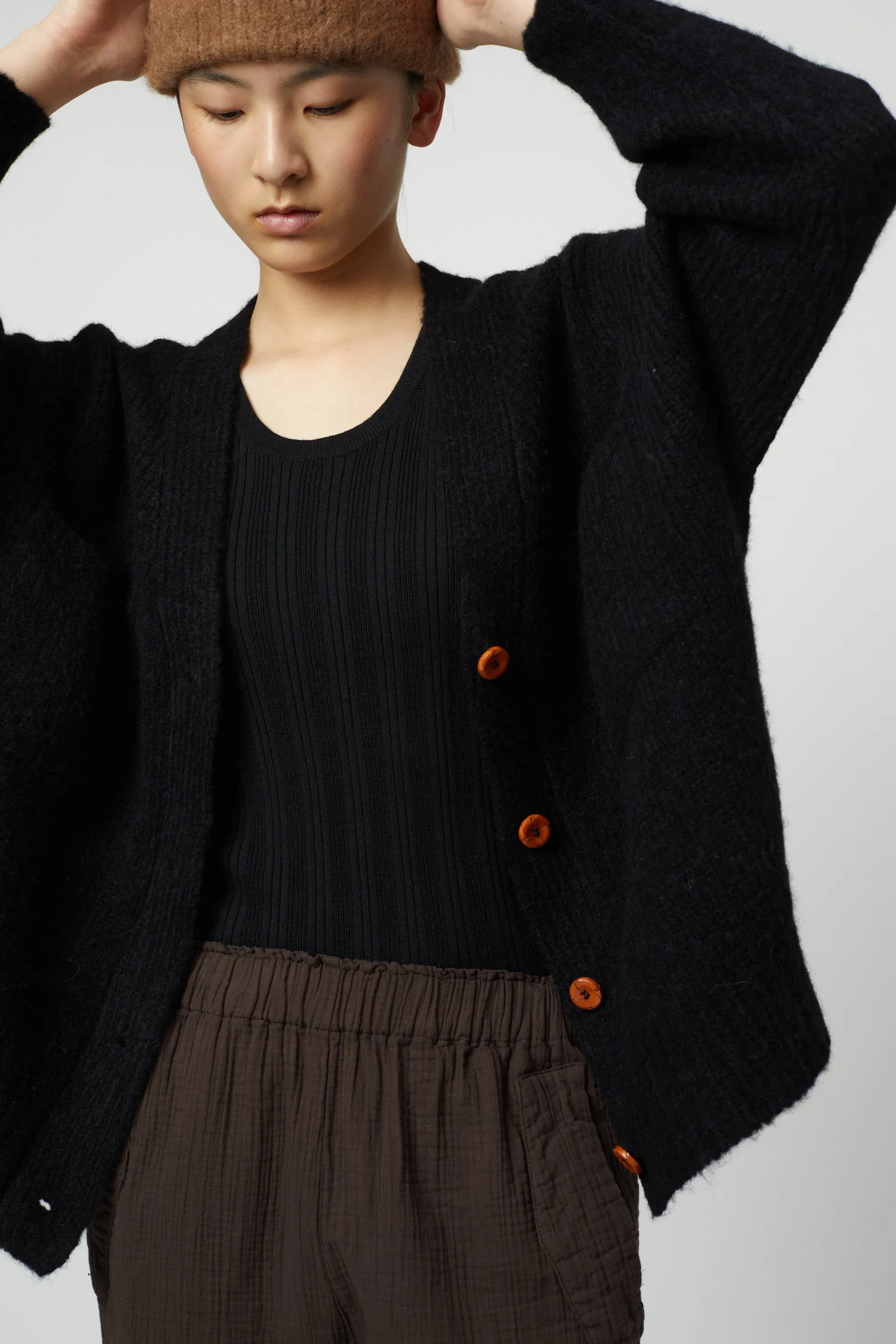 Amelia Cardigan in Baby Alpaca