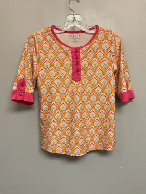 cabanalife Size 10 Yellow & Pink Big Girls Swimwear & Cover-Ups