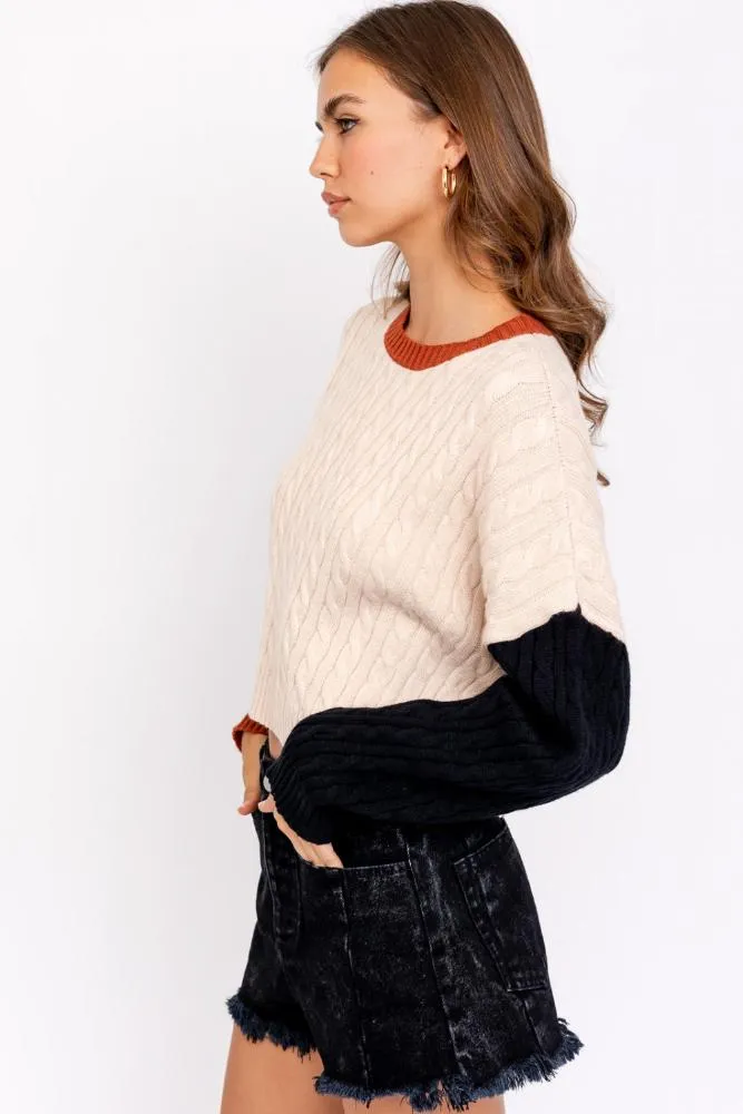 Colorblock Sweater