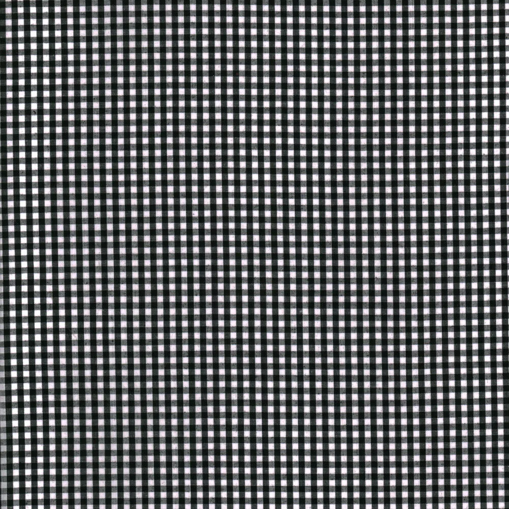 Gingham 1/8 Inch - Black