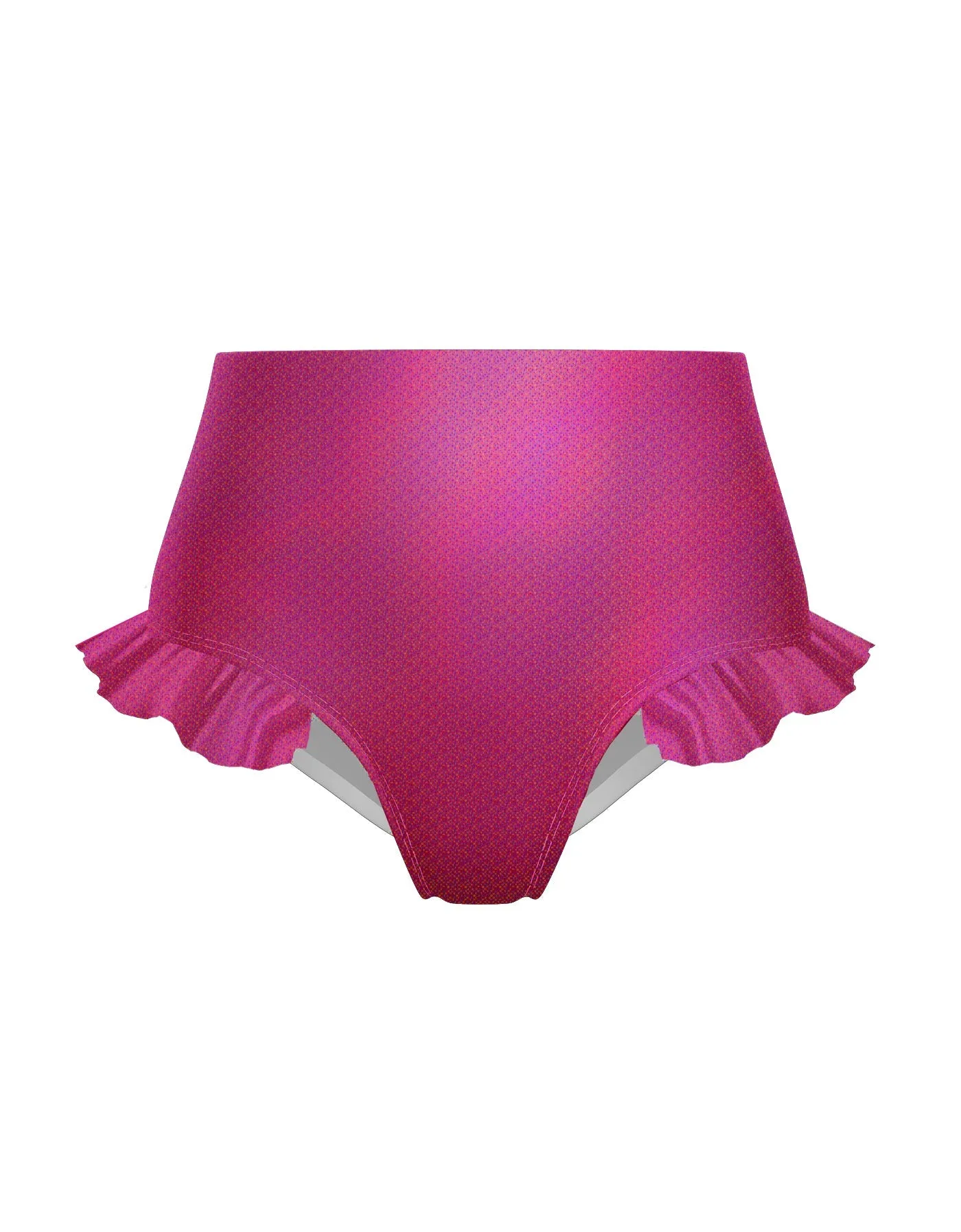 Hologram High Rise Panty with Ruffle