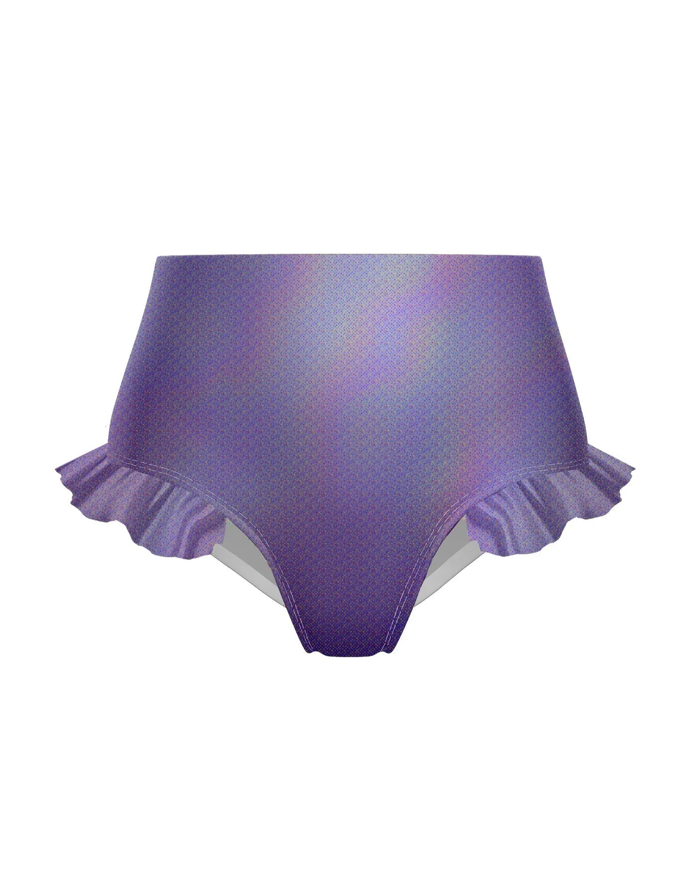 Hologram High Rise Panty with Ruffle