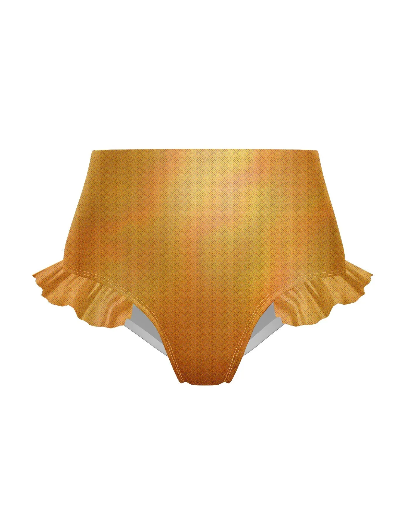 Hologram High Rise Panty with Ruffle