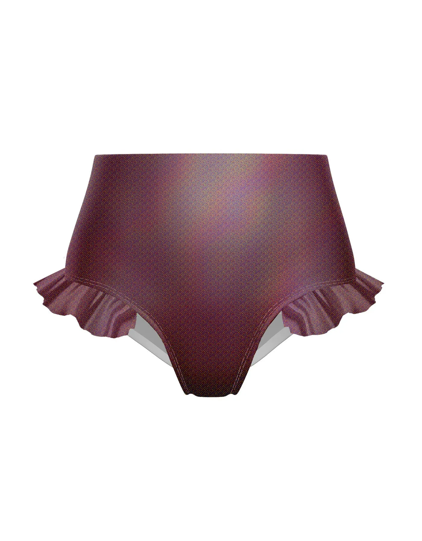 Hologram High Rise Panty with Ruffle