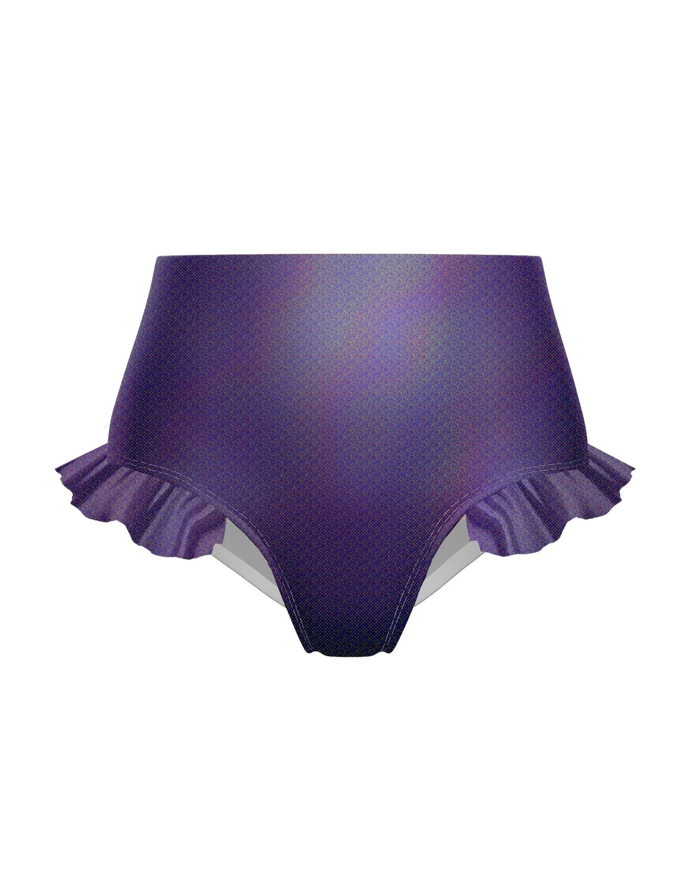 Hologram High Rise Panty with Ruffle