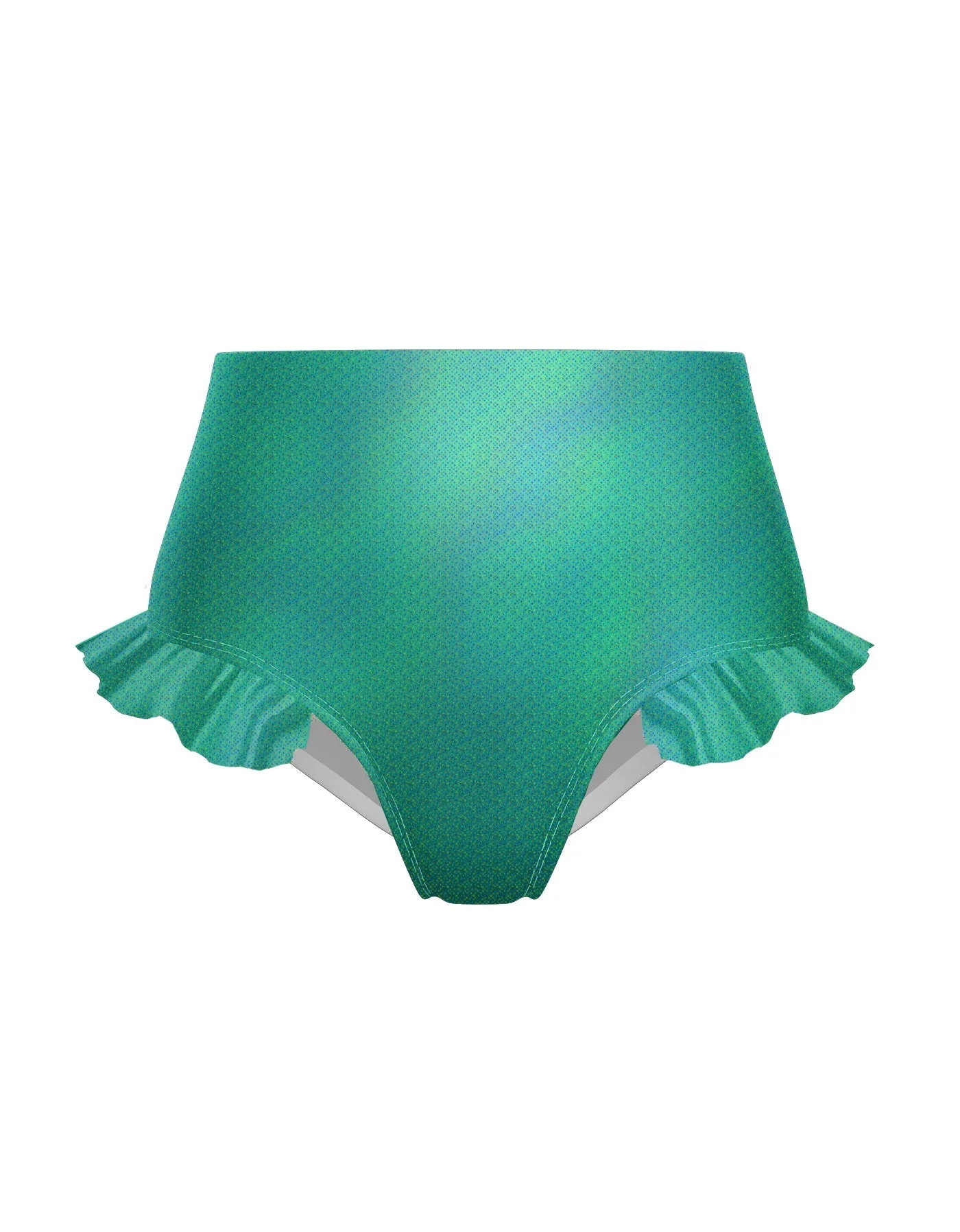 Hologram High Rise Panty with Ruffle