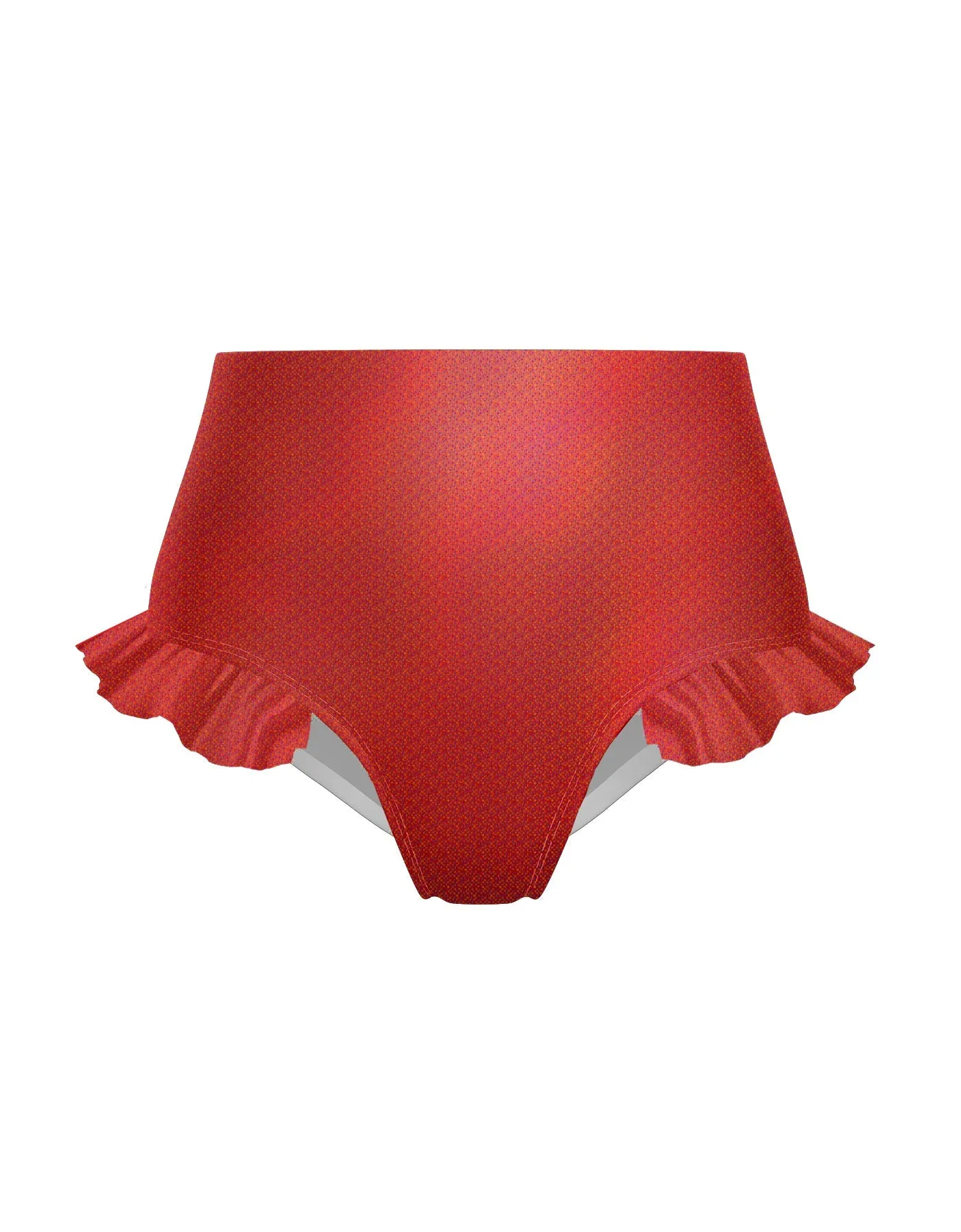 Hologram High Rise Panty with Ruffle