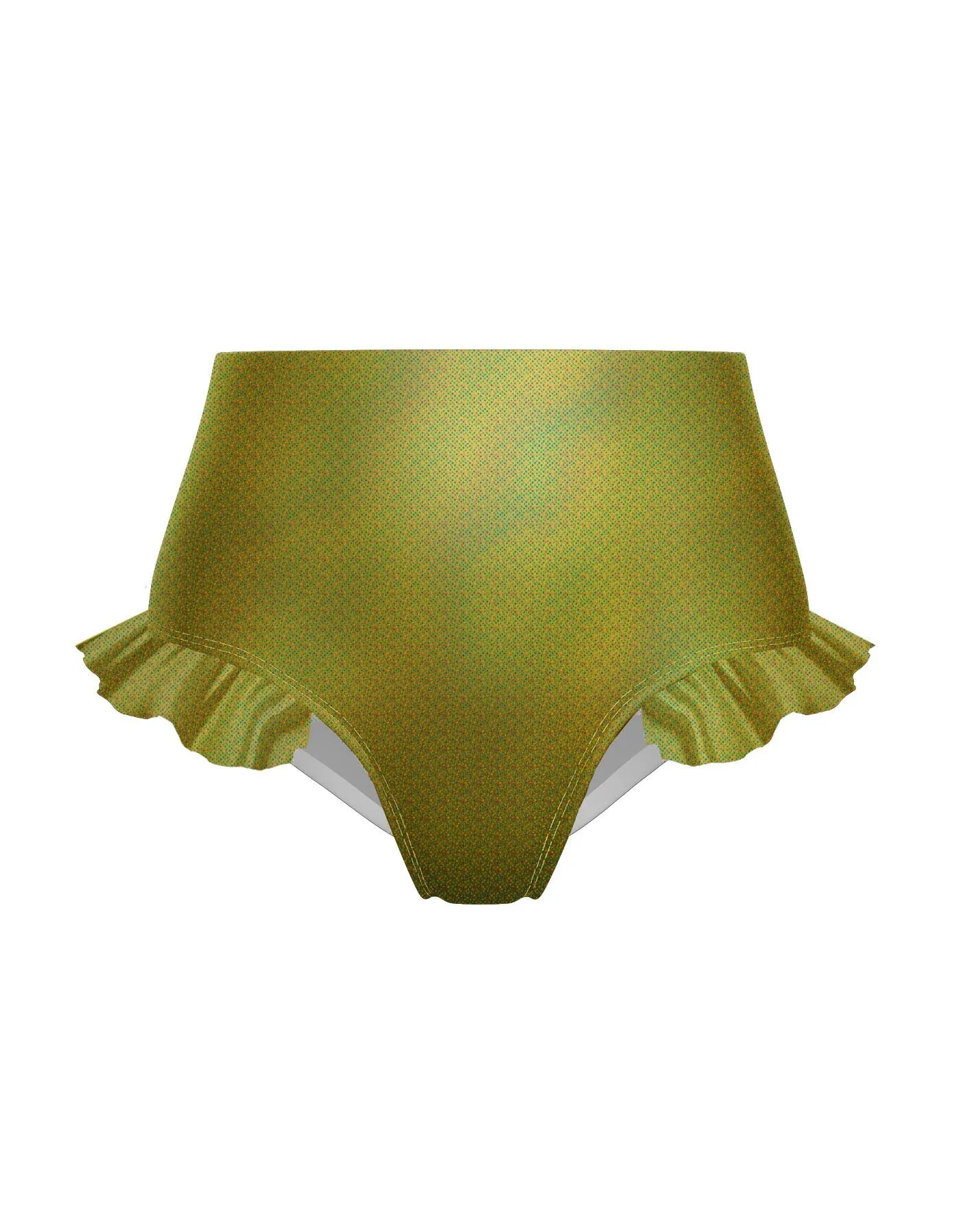 Hologram High Rise Panty with Ruffle