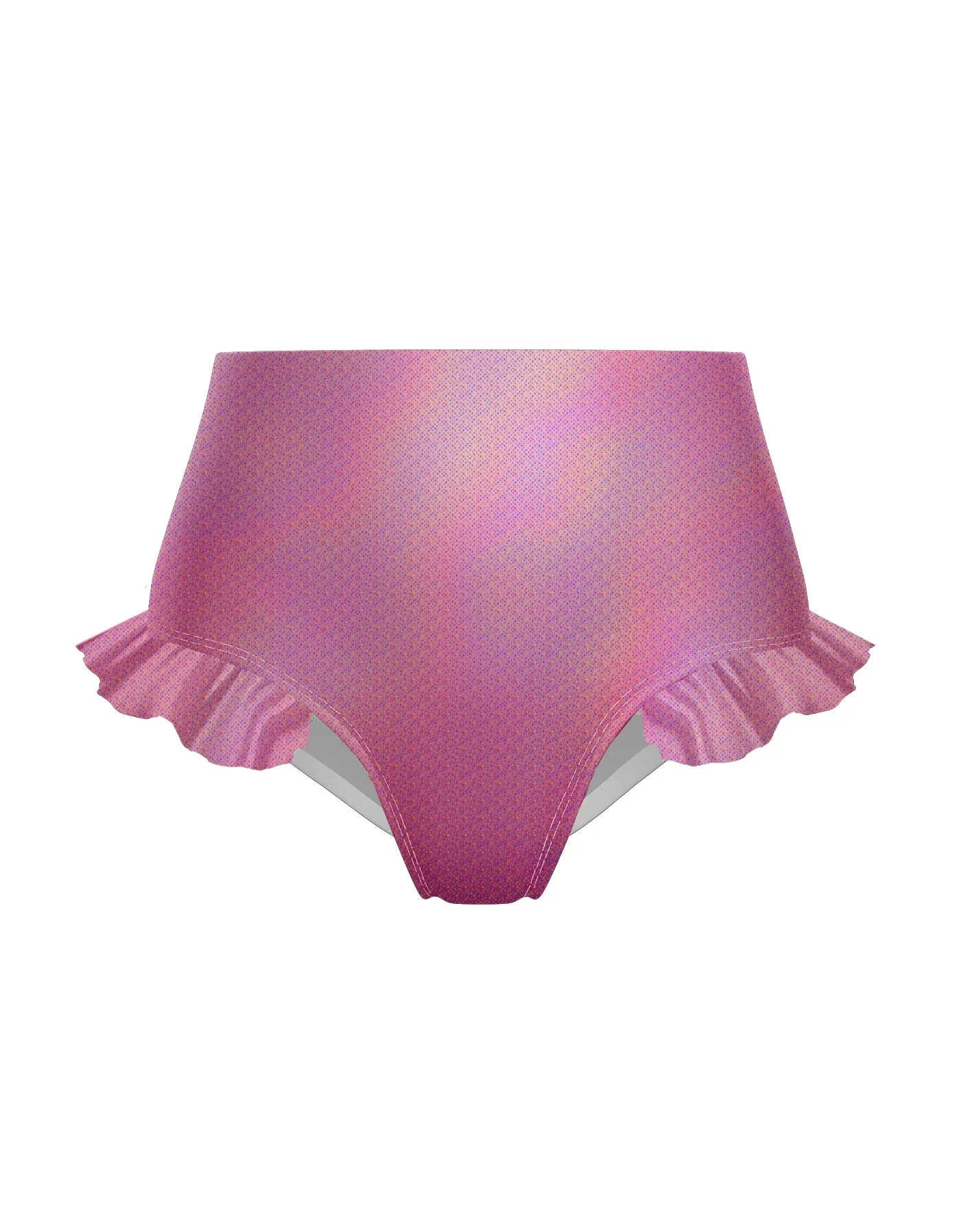 Hologram High Rise Panty with Ruffle