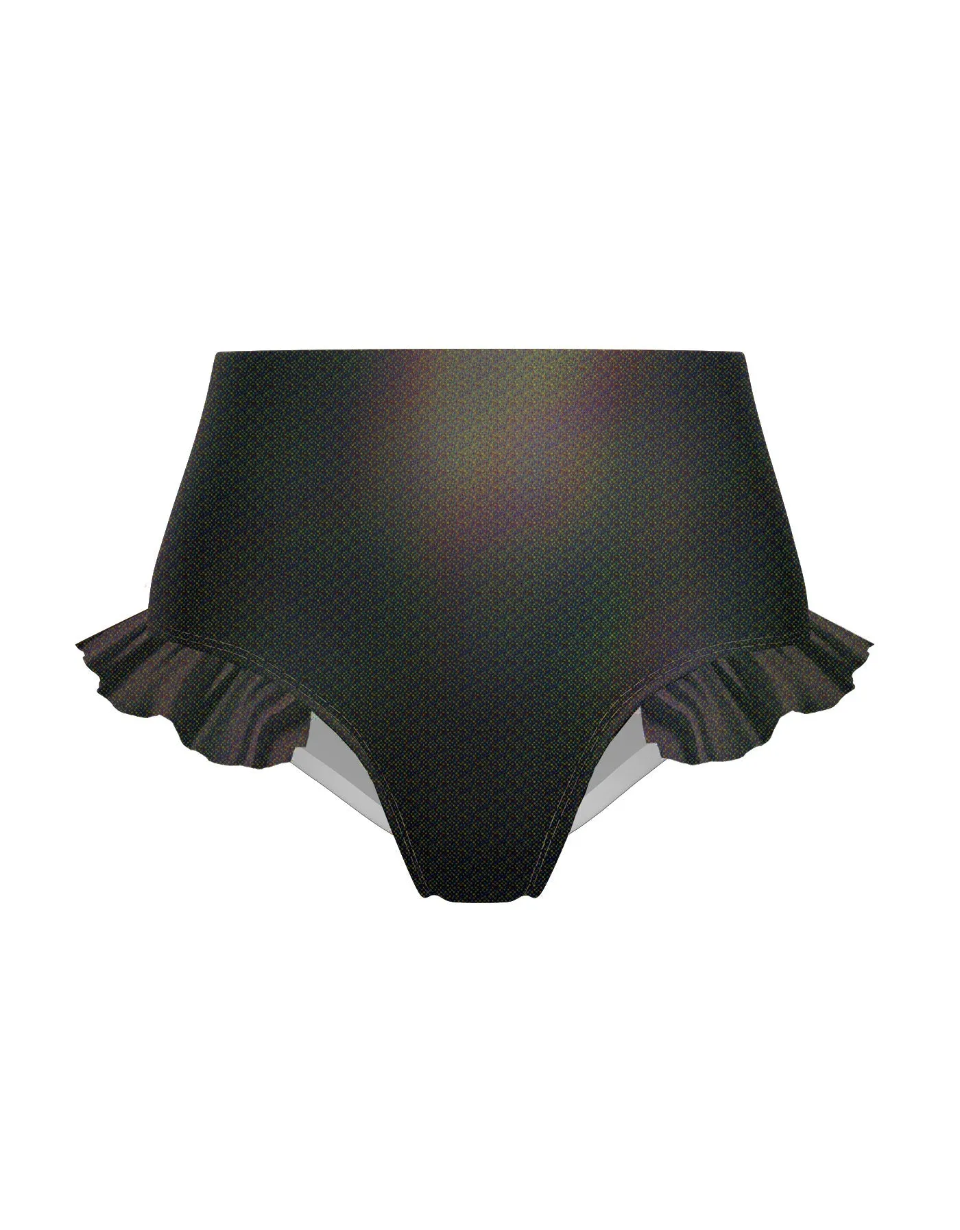 Hologram High Rise Panty with Ruffle