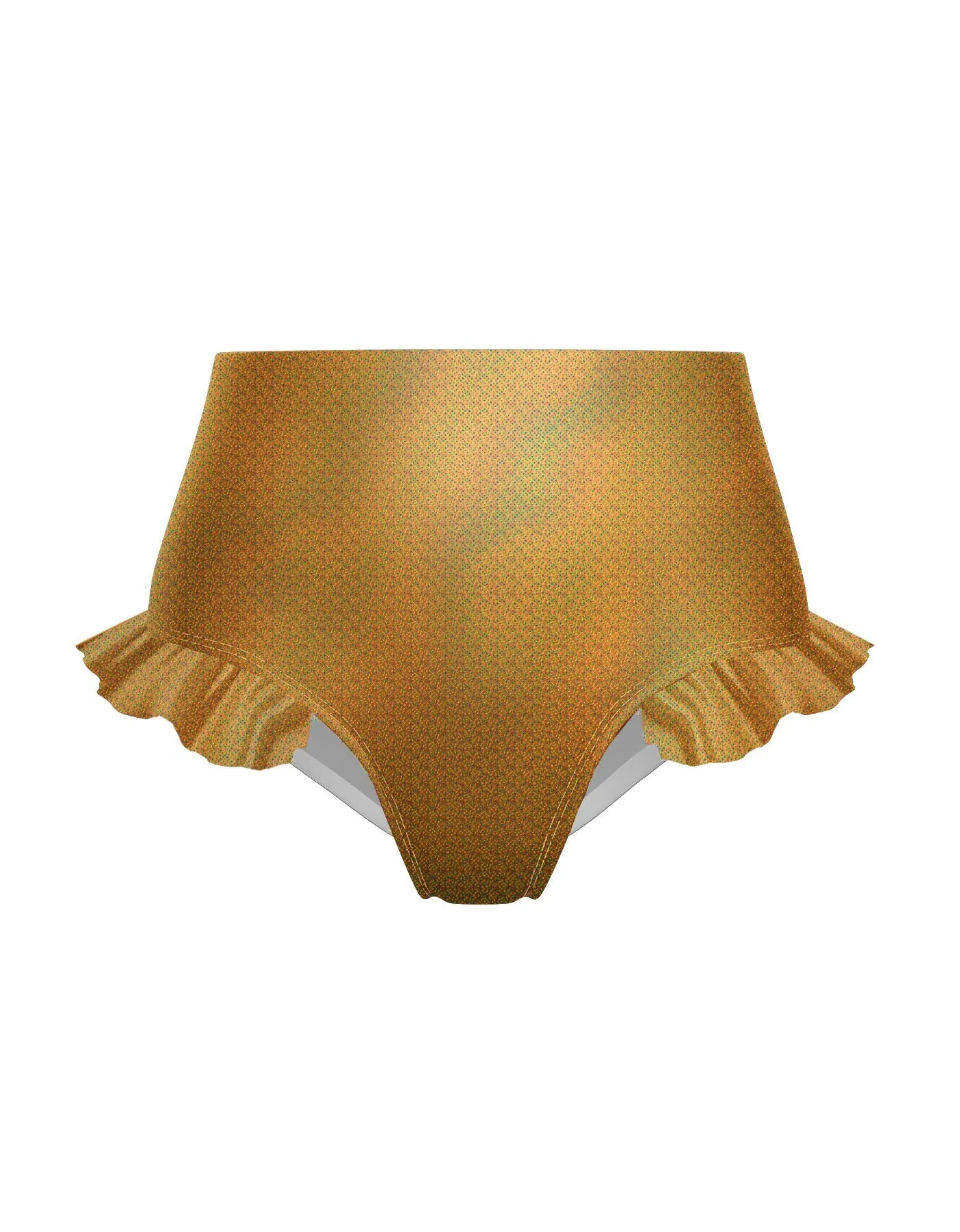 Hologram High Rise Panty with Ruffle
