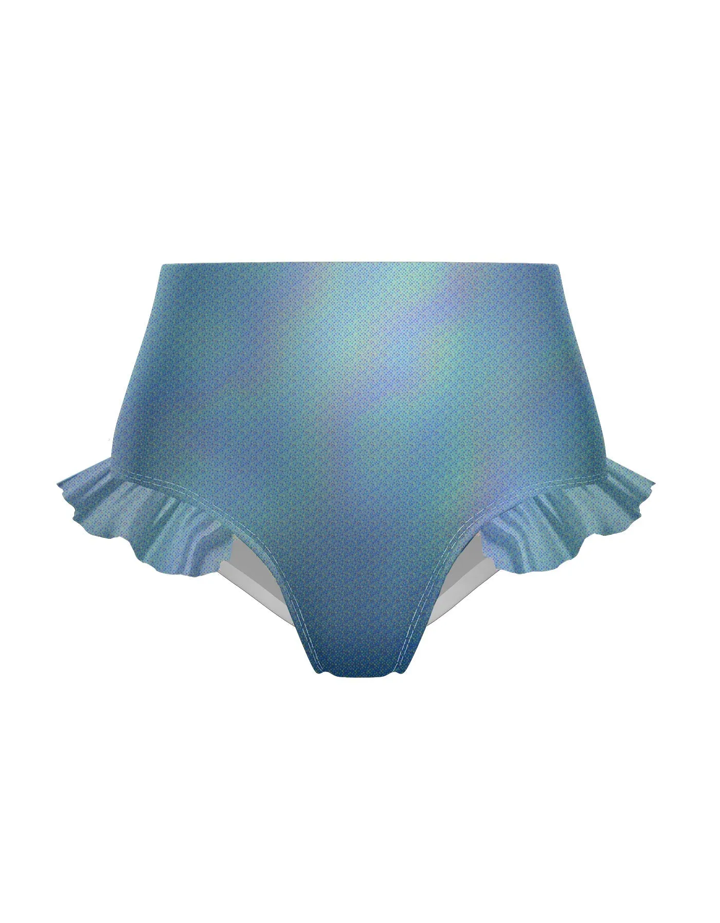 Hologram High Rise Panty with Ruffle