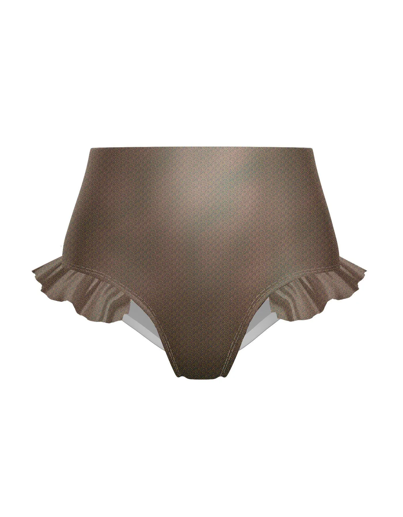 Hologram High Rise Panty with Ruffle