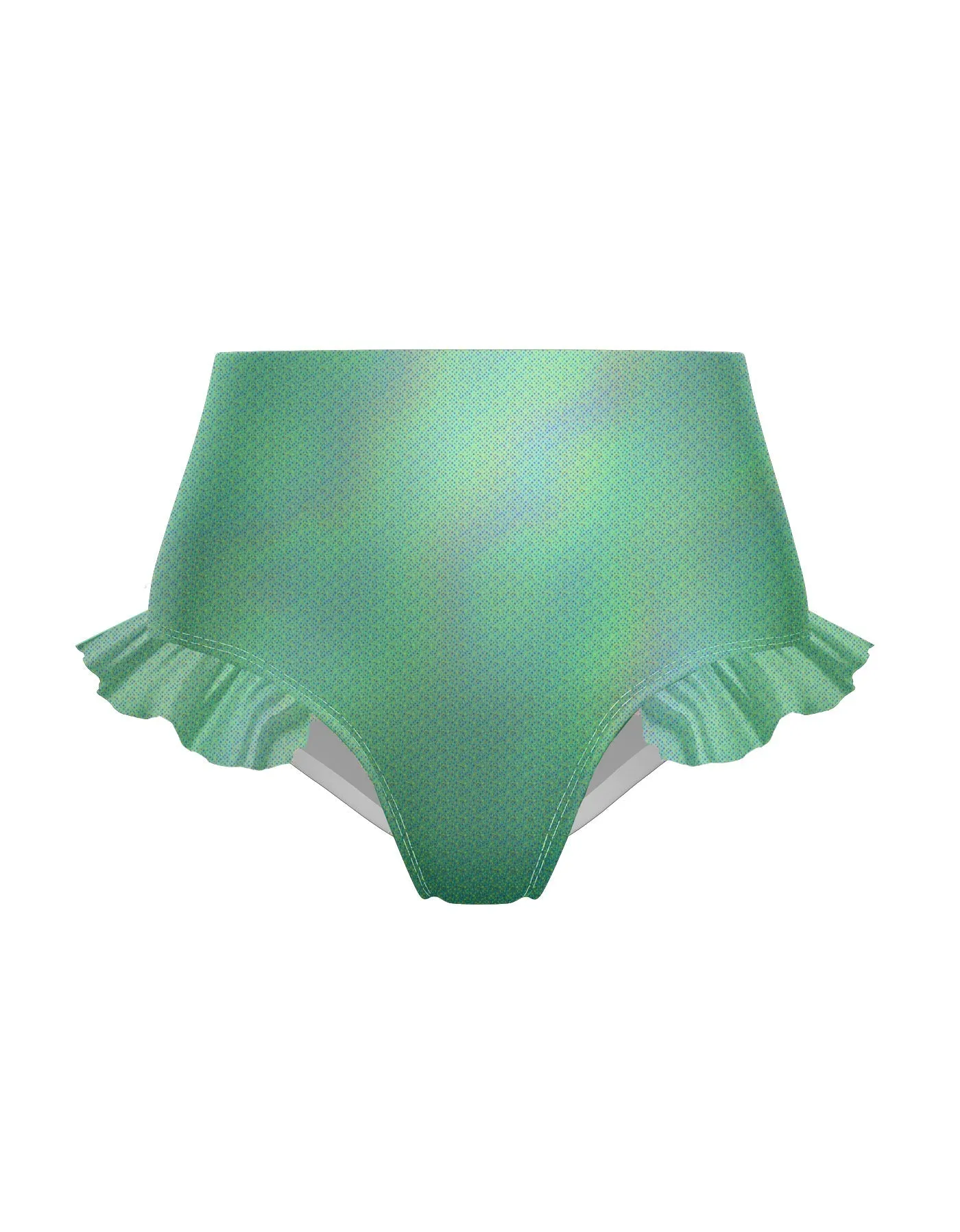 Hologram High Rise Panty with Ruffle