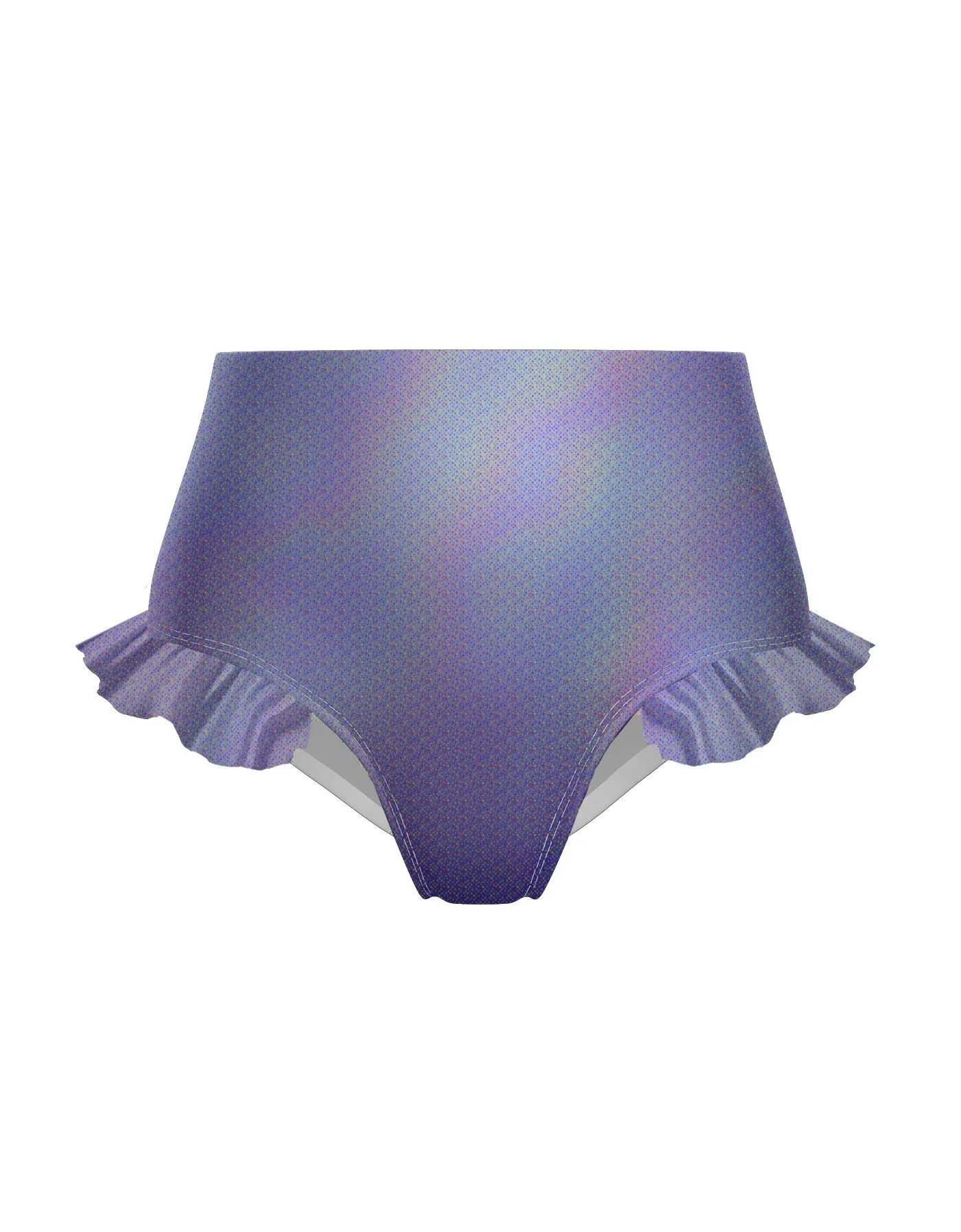 Hologram High Rise Panty with Ruffle