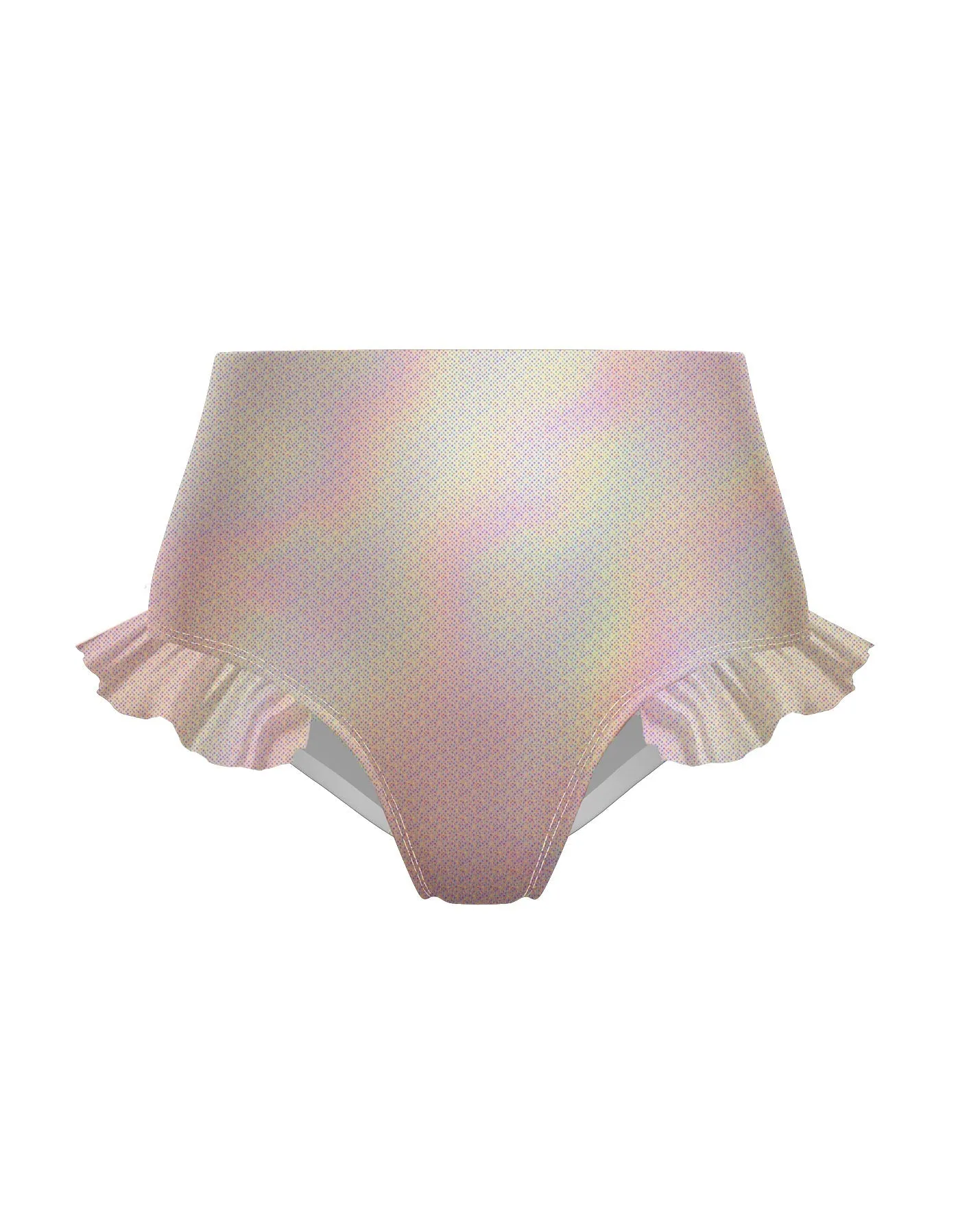Hologram High Rise Panty with Ruffle