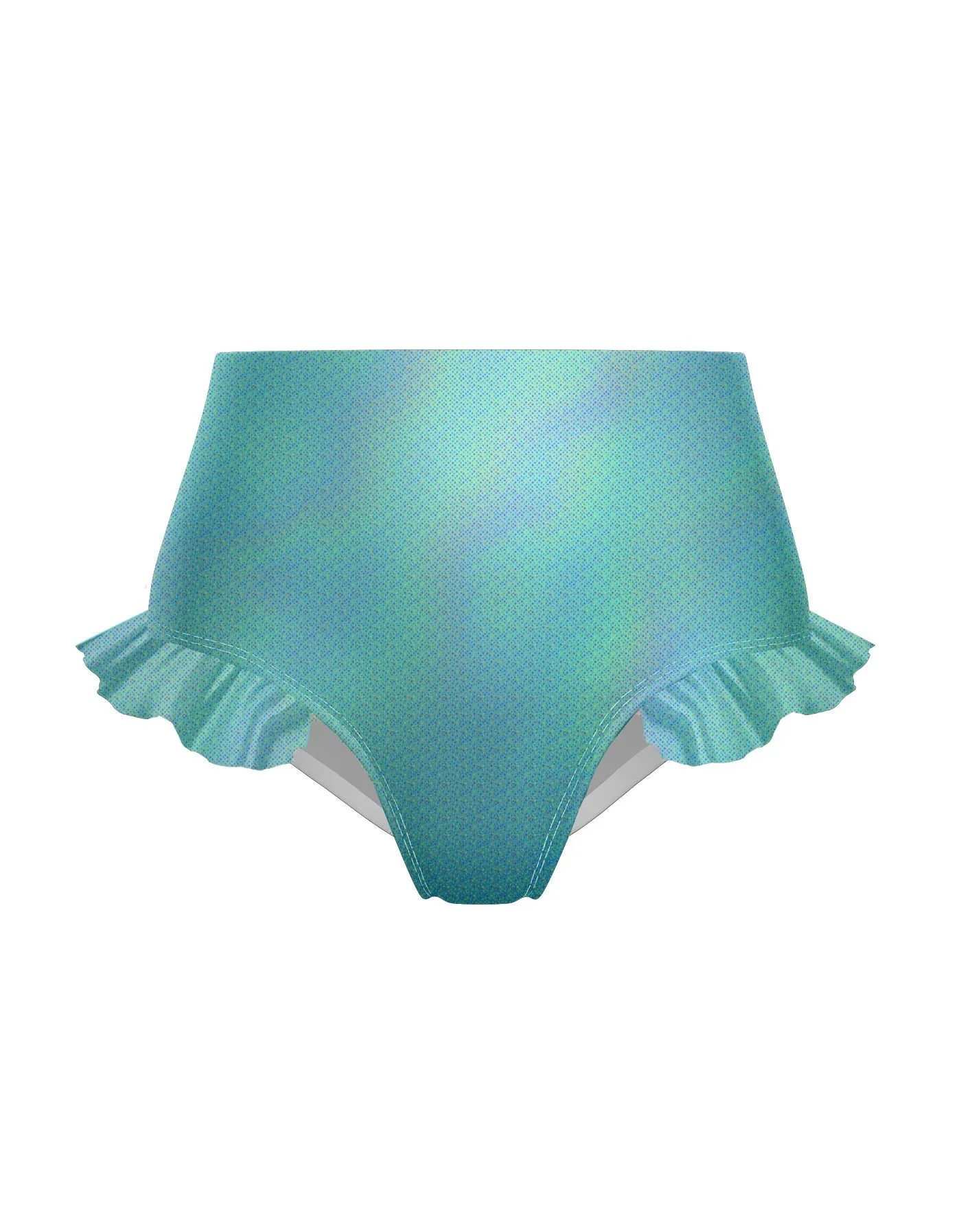Hologram High Rise Panty with Ruffle