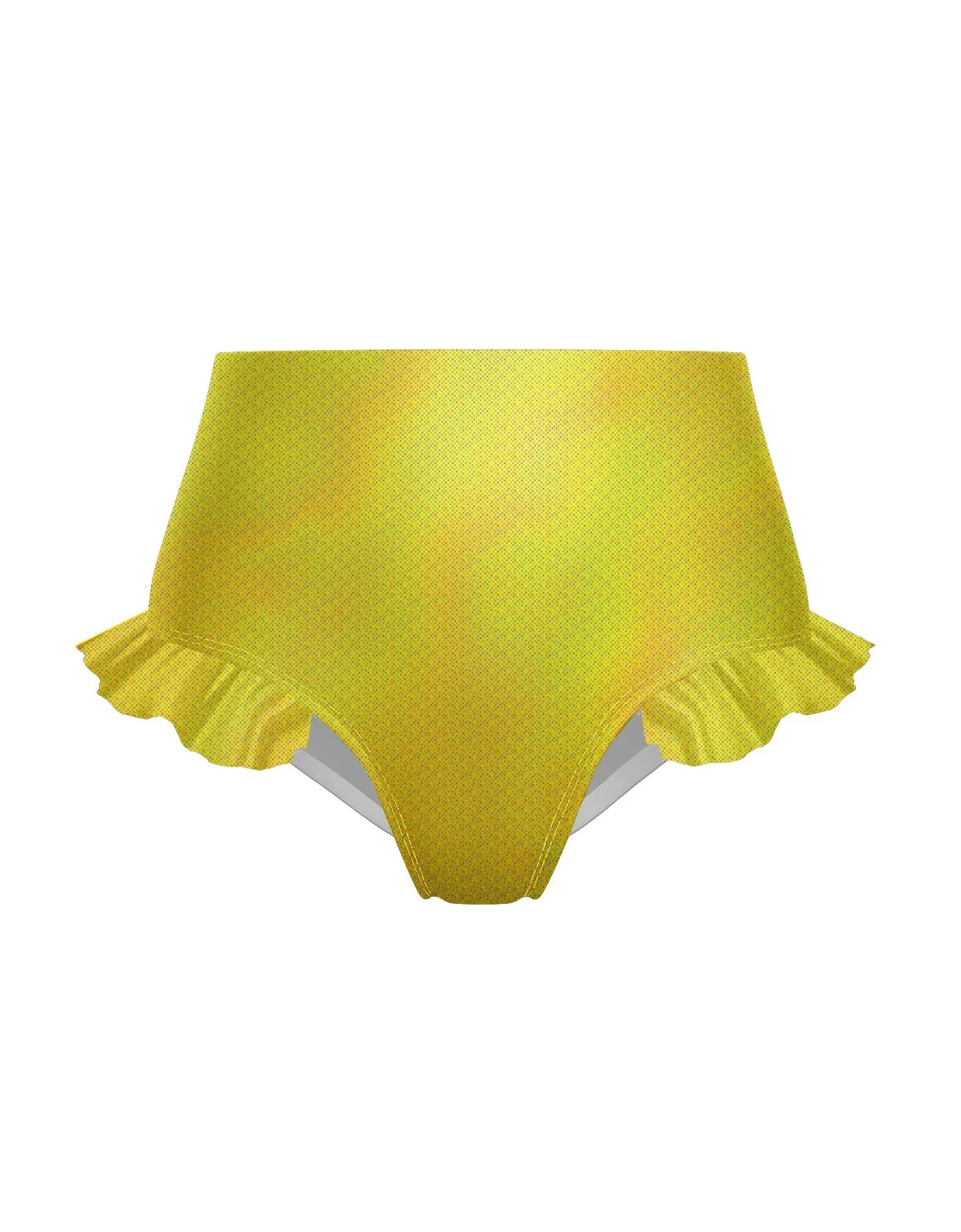 Hologram High Rise Panty with Ruffle