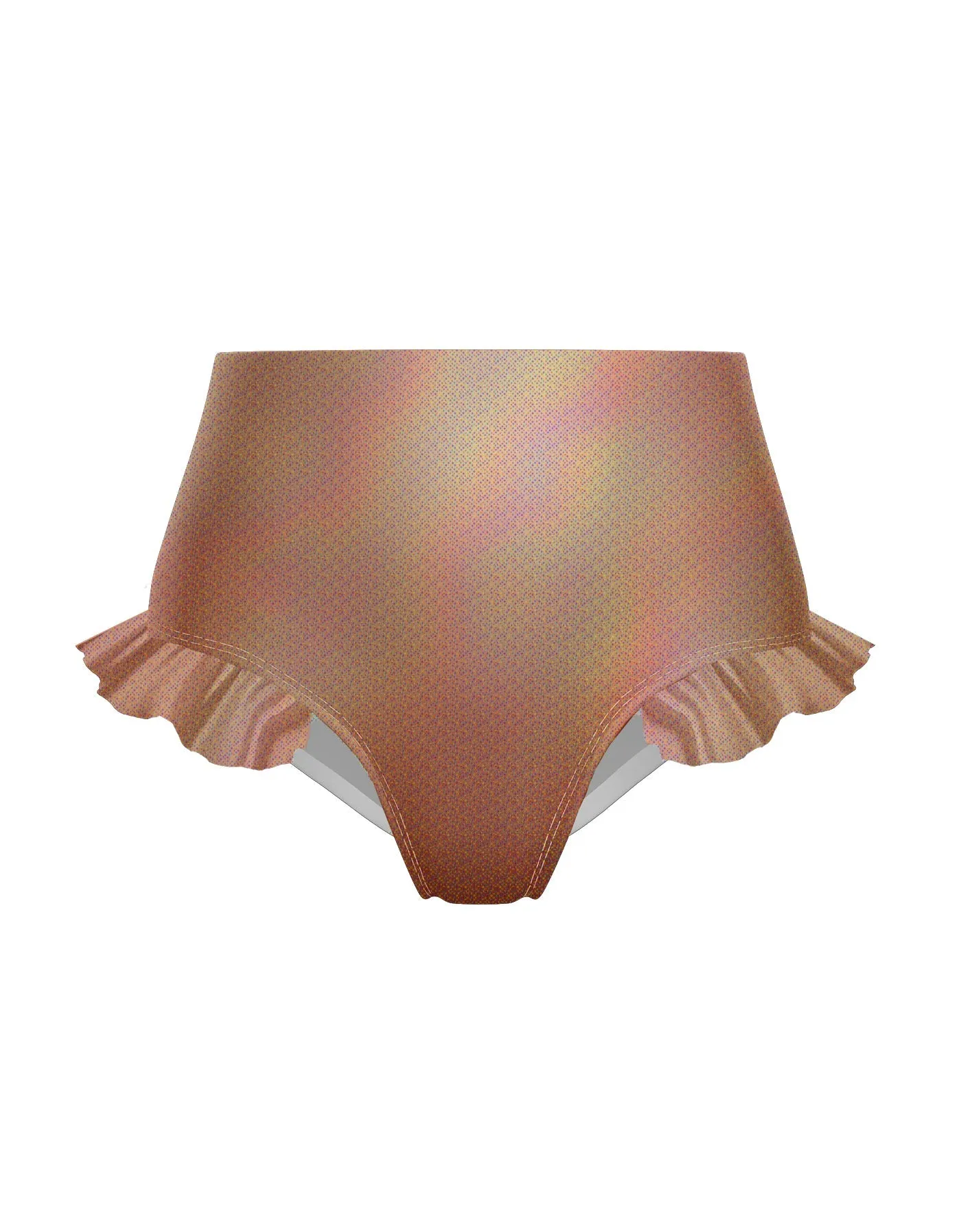 Hologram High Rise Panty with Ruffle