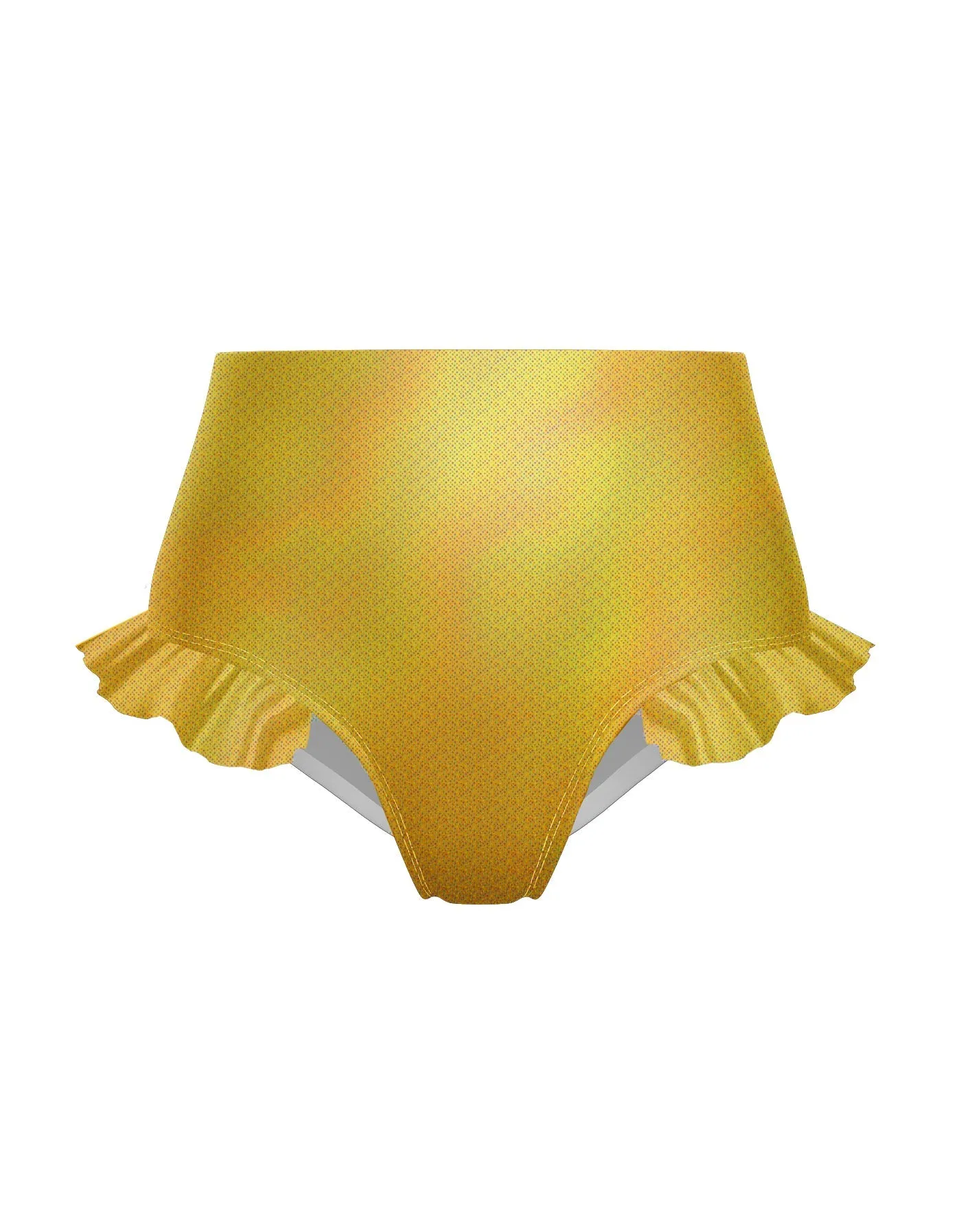 Hologram High Rise Panty with Ruffle