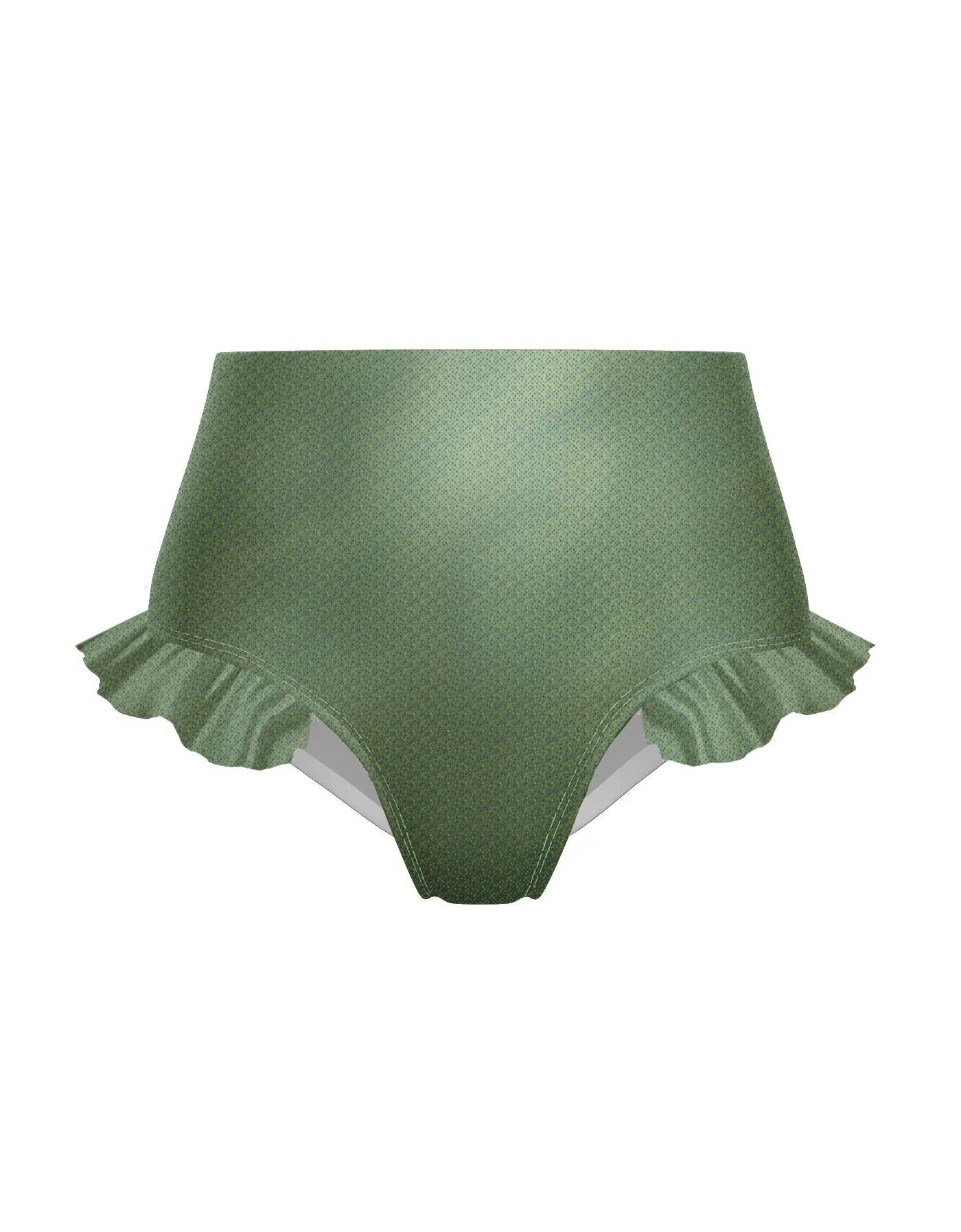 Hologram High Rise Panty with Ruffle