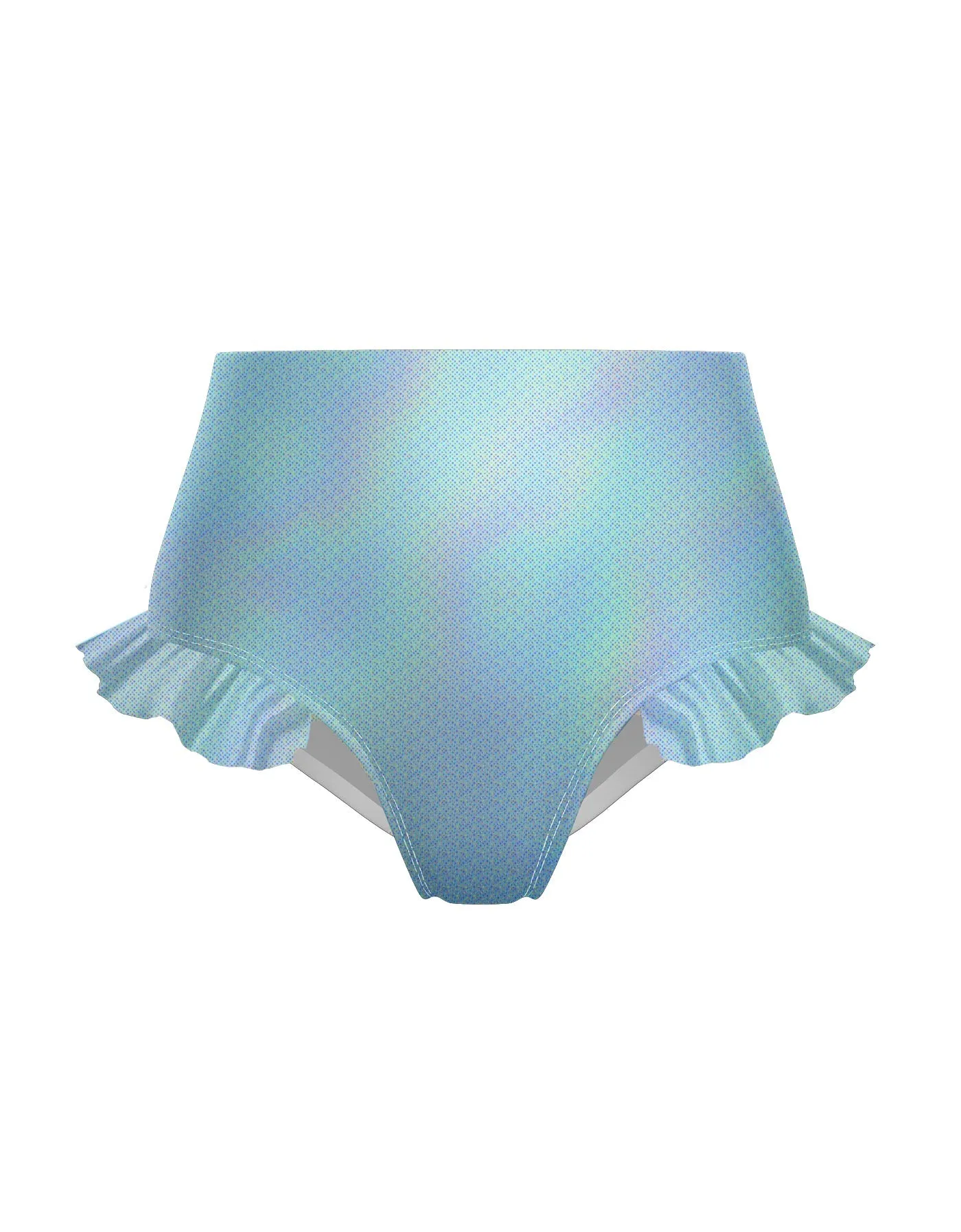 Hologram High Rise Panty with Ruffle