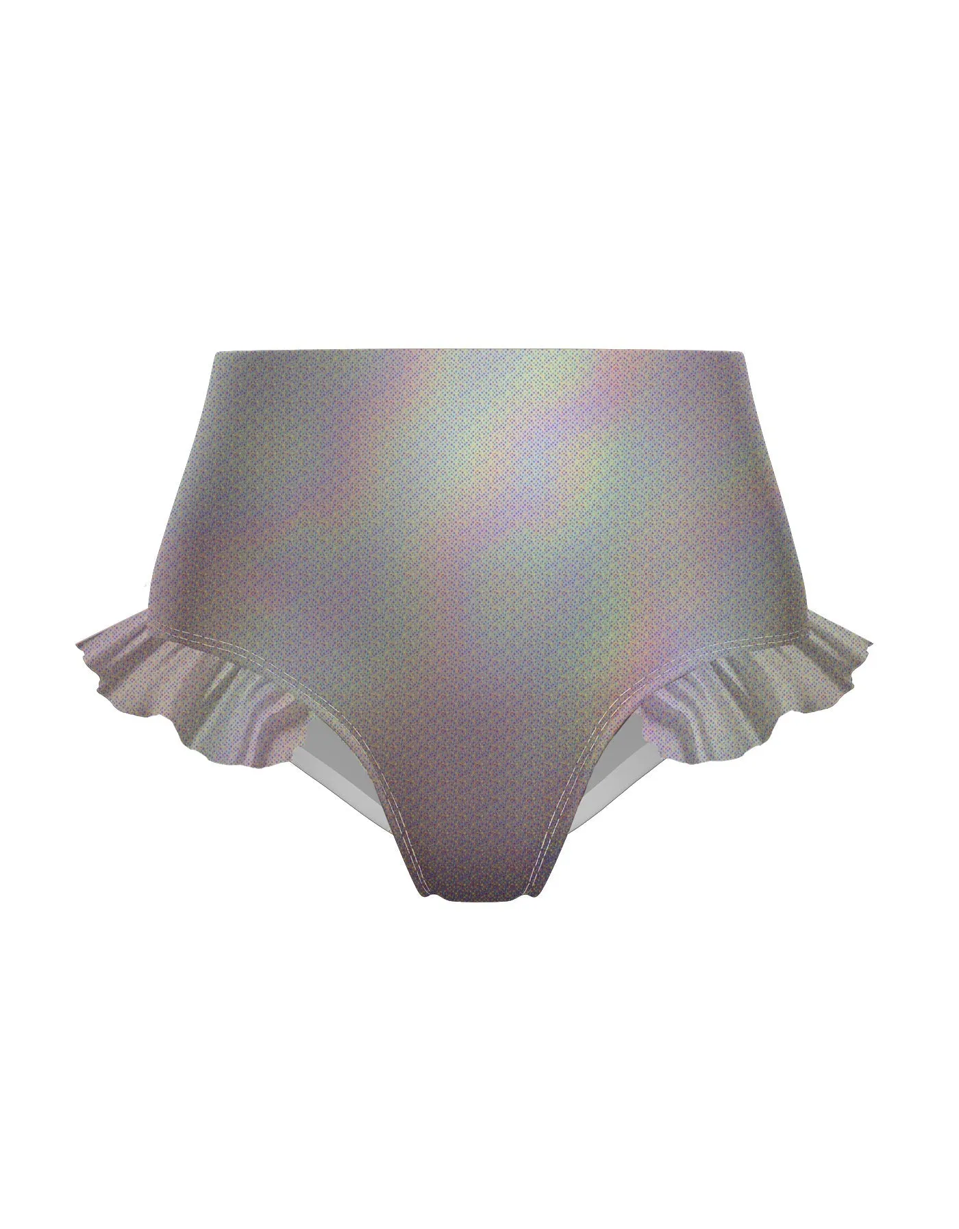 Hologram High Rise Panty with Ruffle