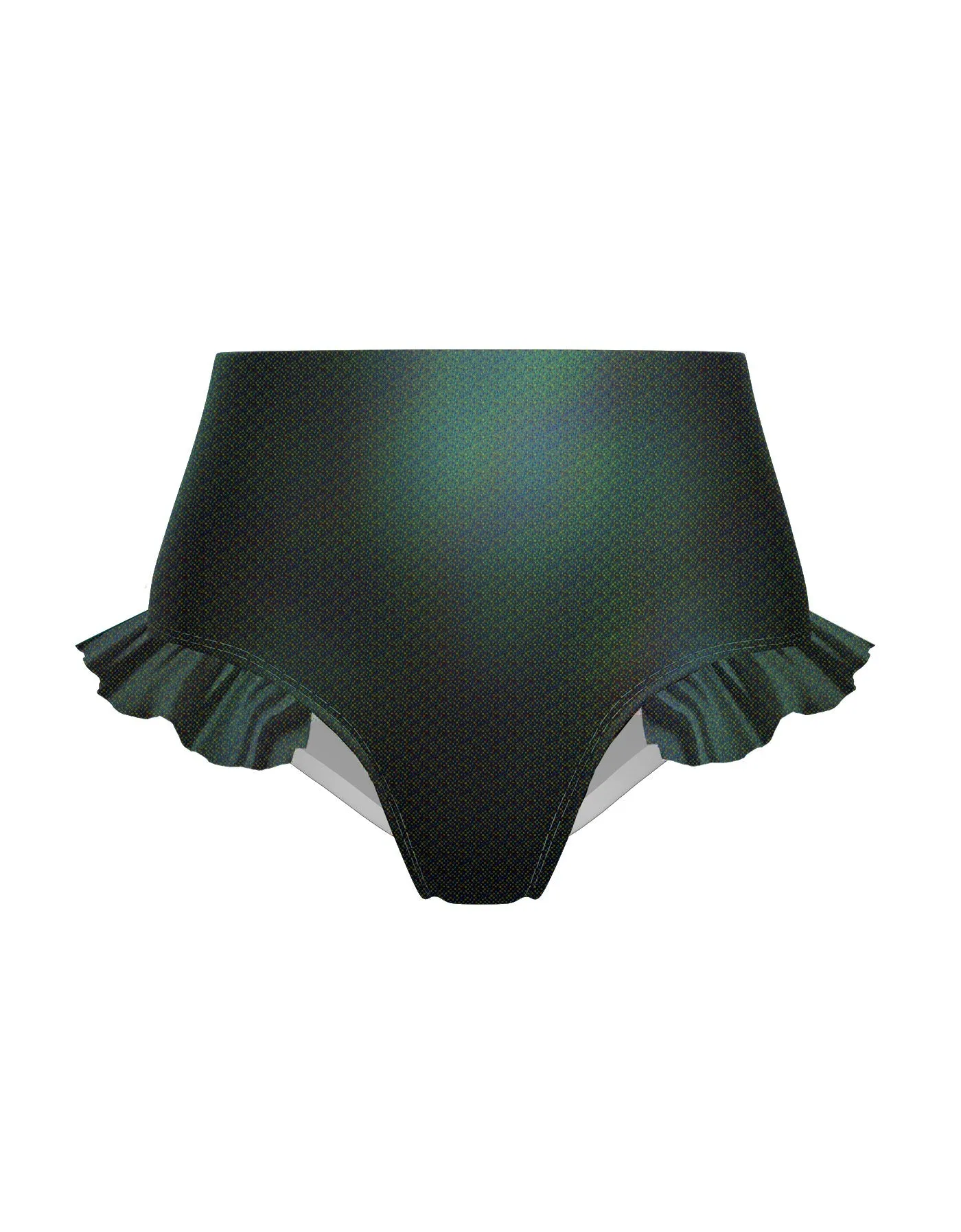 Hologram High Rise Panty with Ruffle