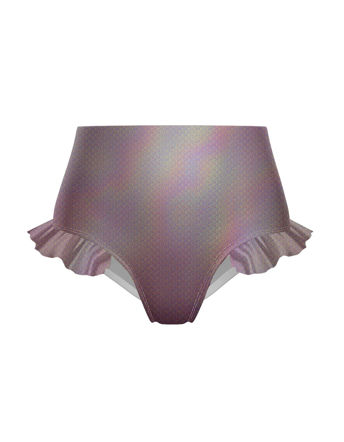 Hologram High Rise Panty with Ruffle
