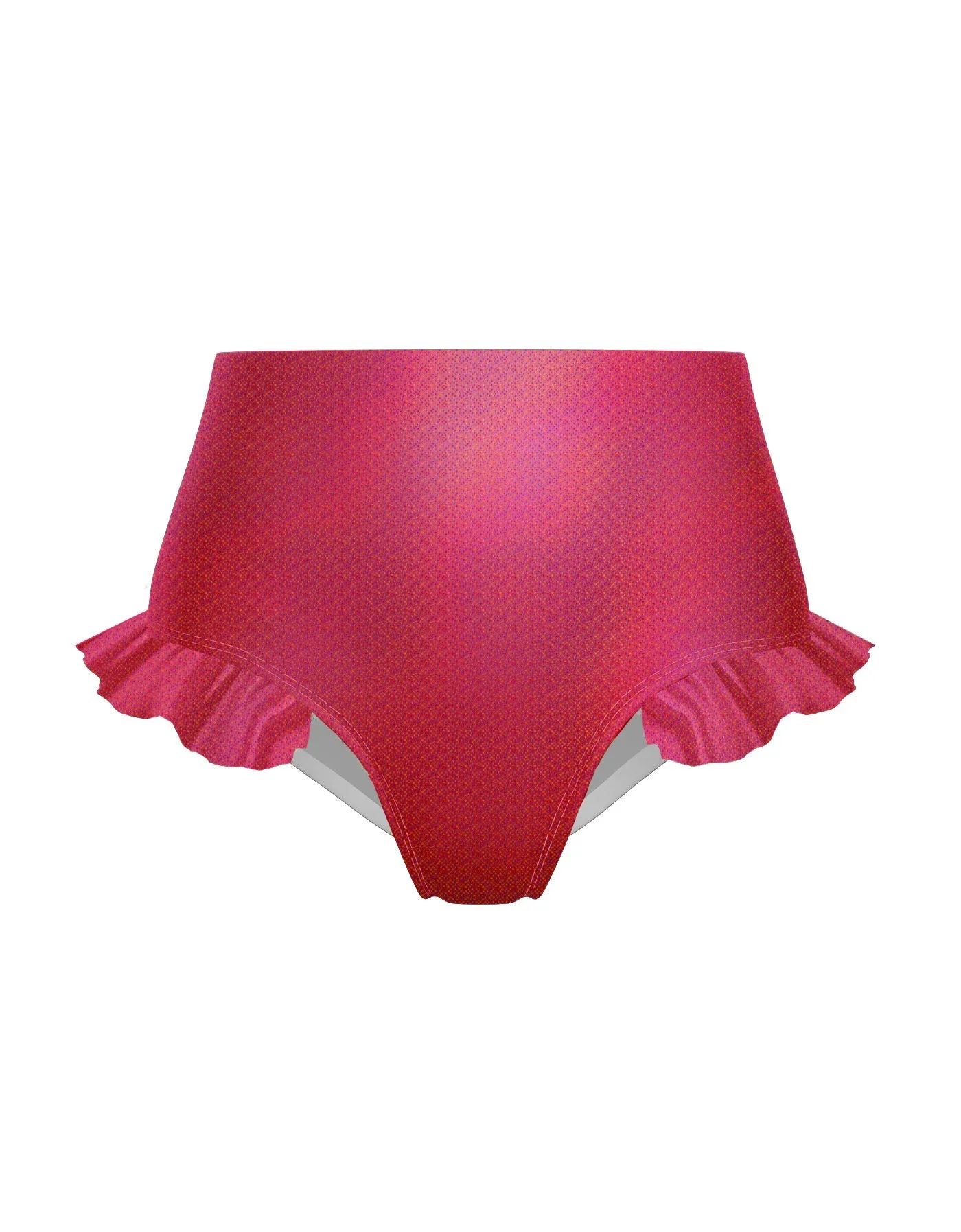 Hologram High Rise Panty with Ruffle