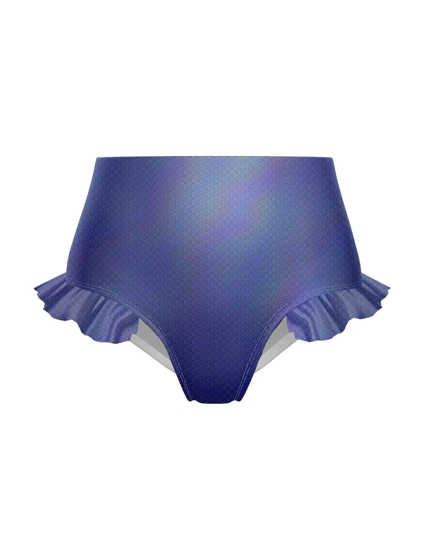 Hologram High Rise Panty with Ruffle