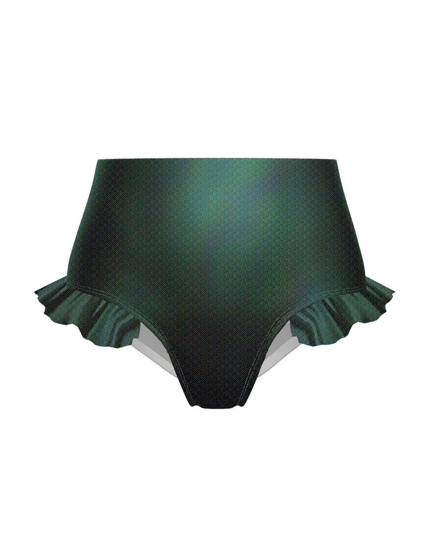 Hologram High Rise Panty with Ruffle