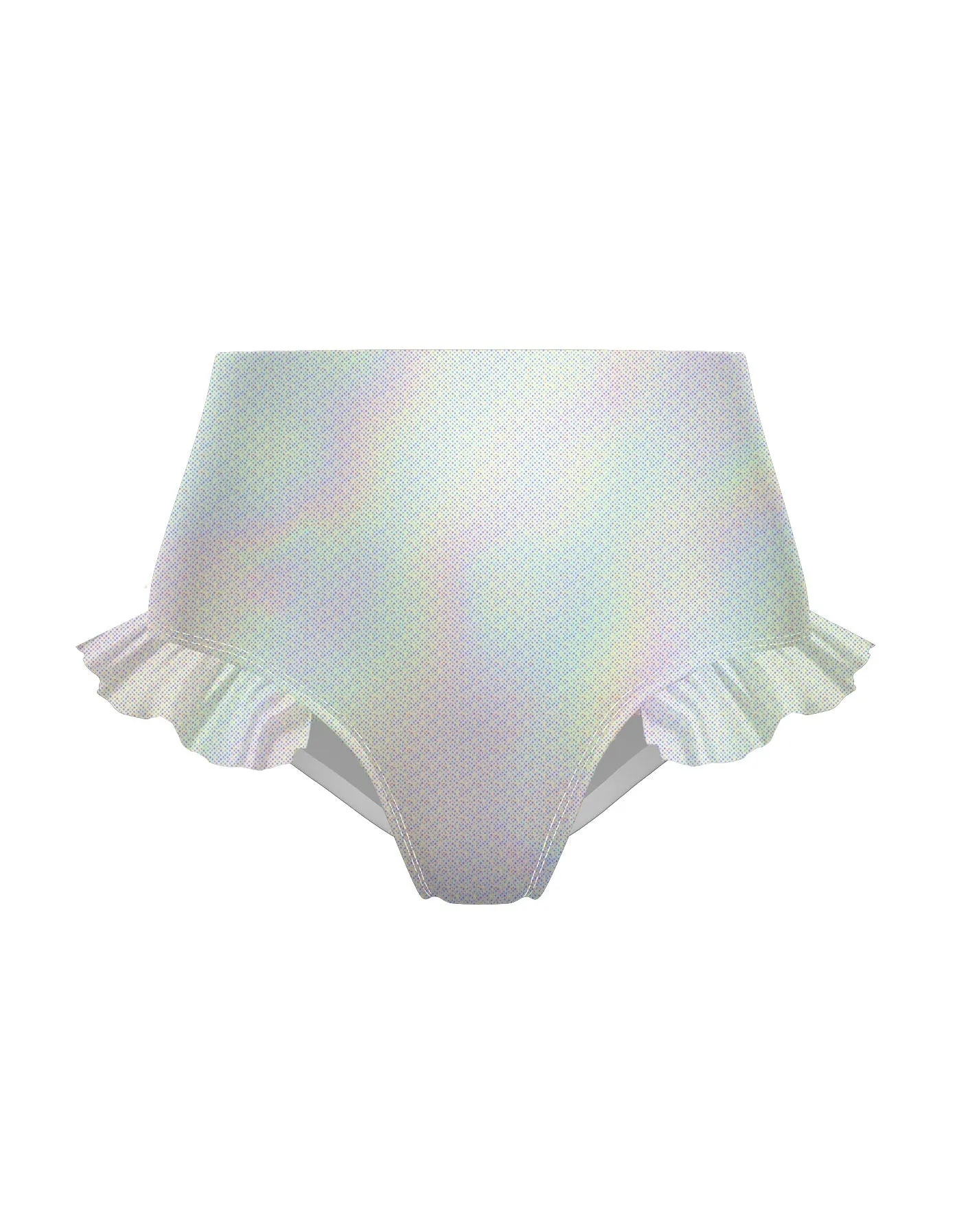 Hologram High Rise Panty with Ruffle