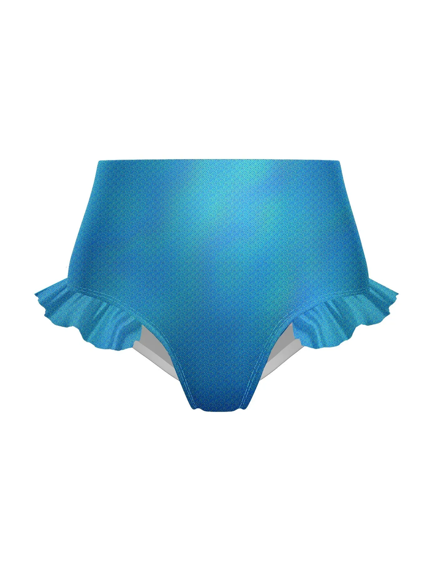 Hologram High Rise Panty with Ruffle