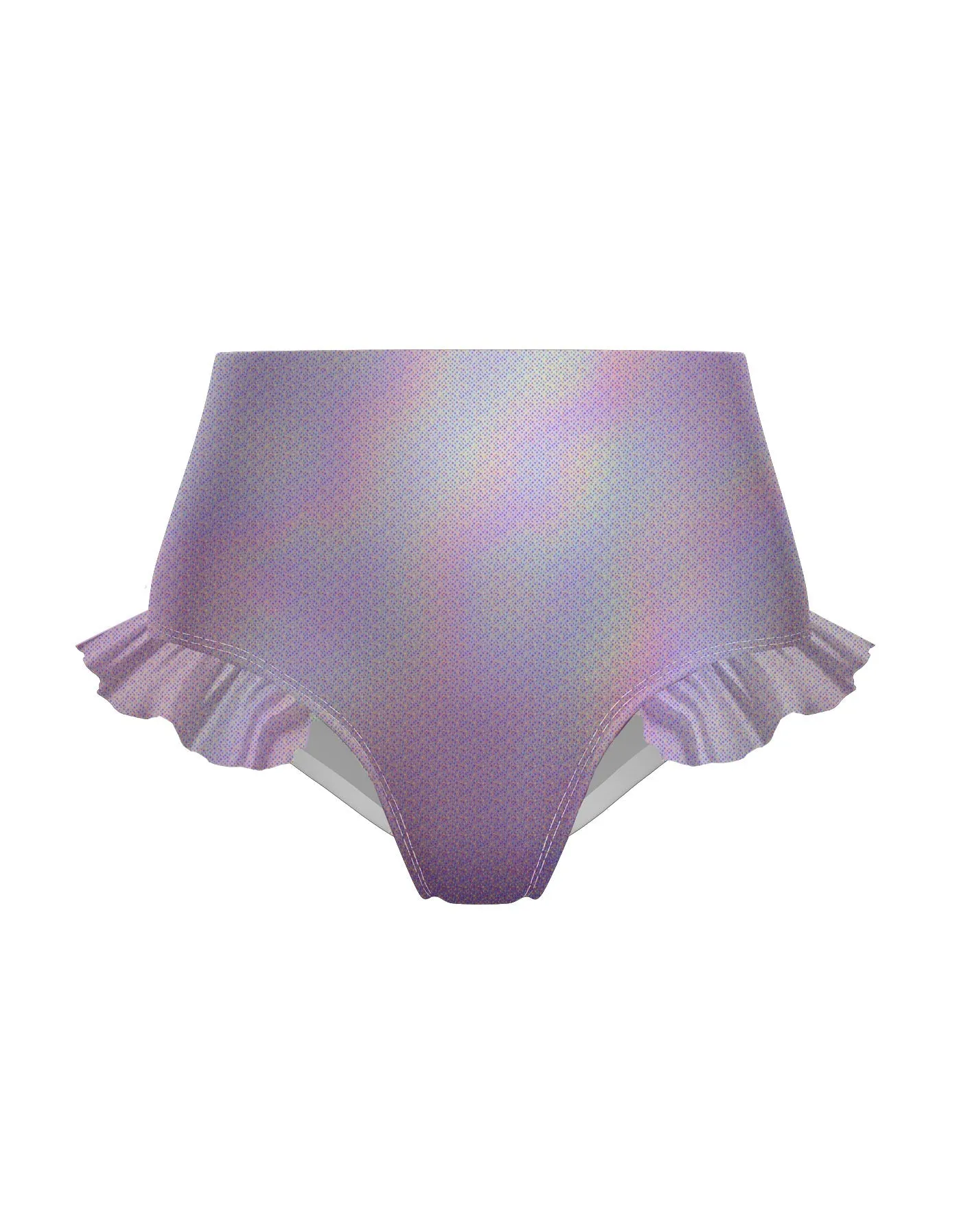 Hologram High Rise Panty with Ruffle