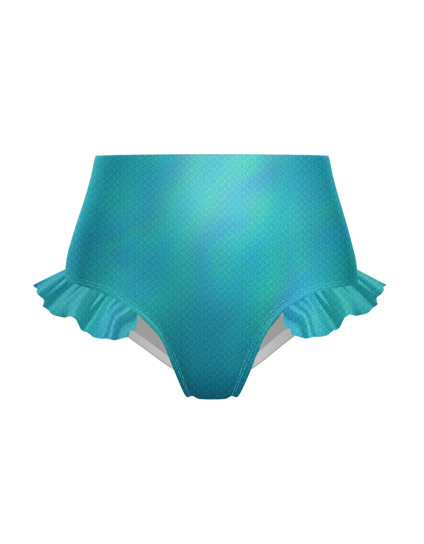 Hologram High Rise Panty with Ruffle