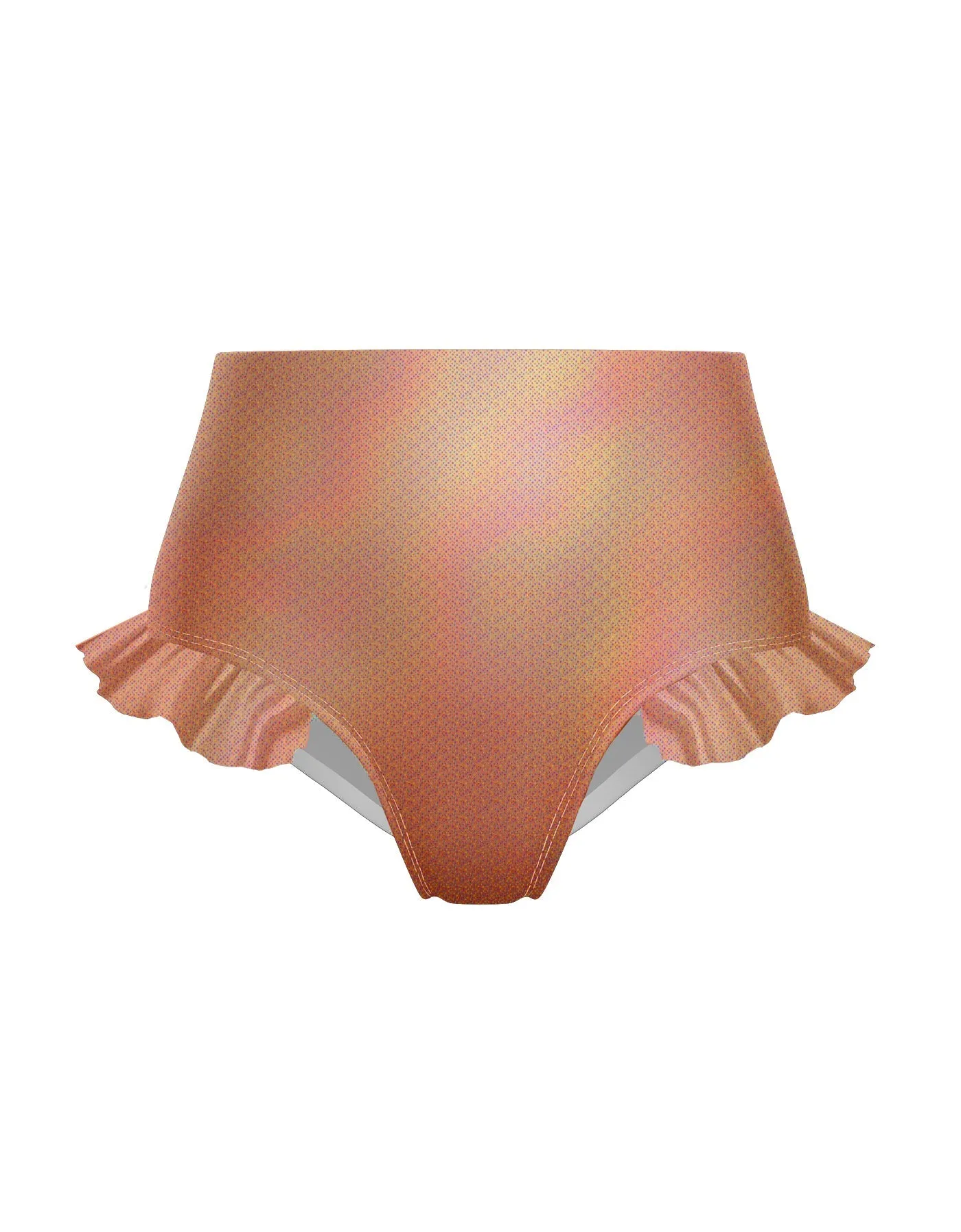 Hologram High Rise Panty with Ruffle