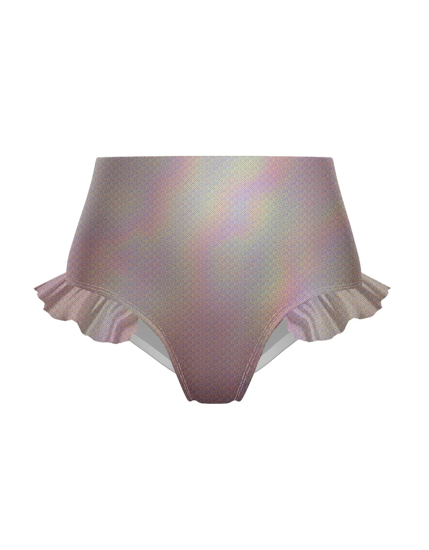 Hologram High Rise Panty with Ruffle