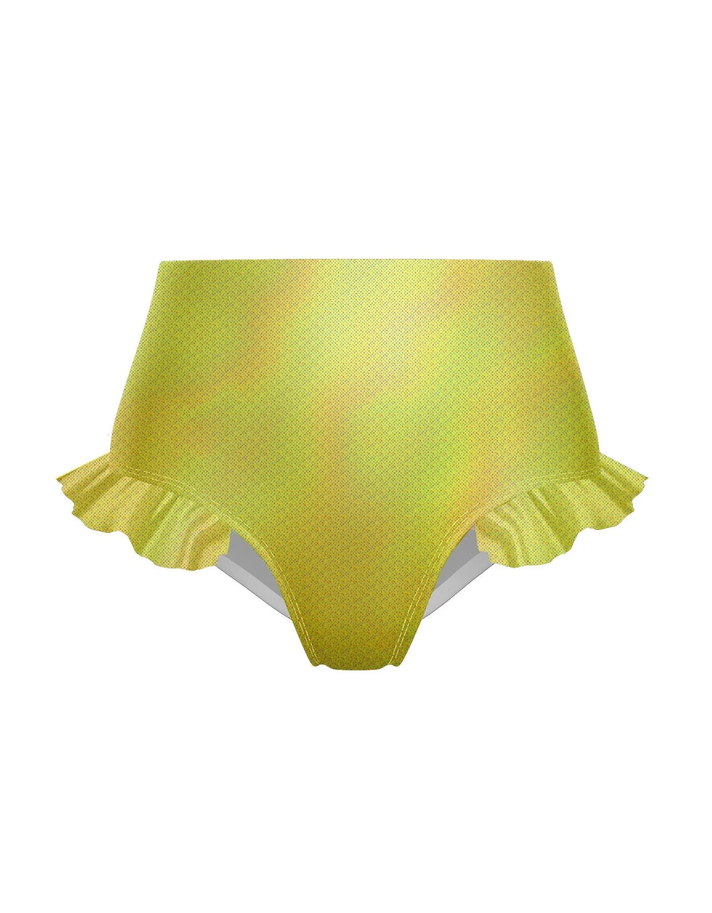 Hologram High Rise Panty with Ruffle