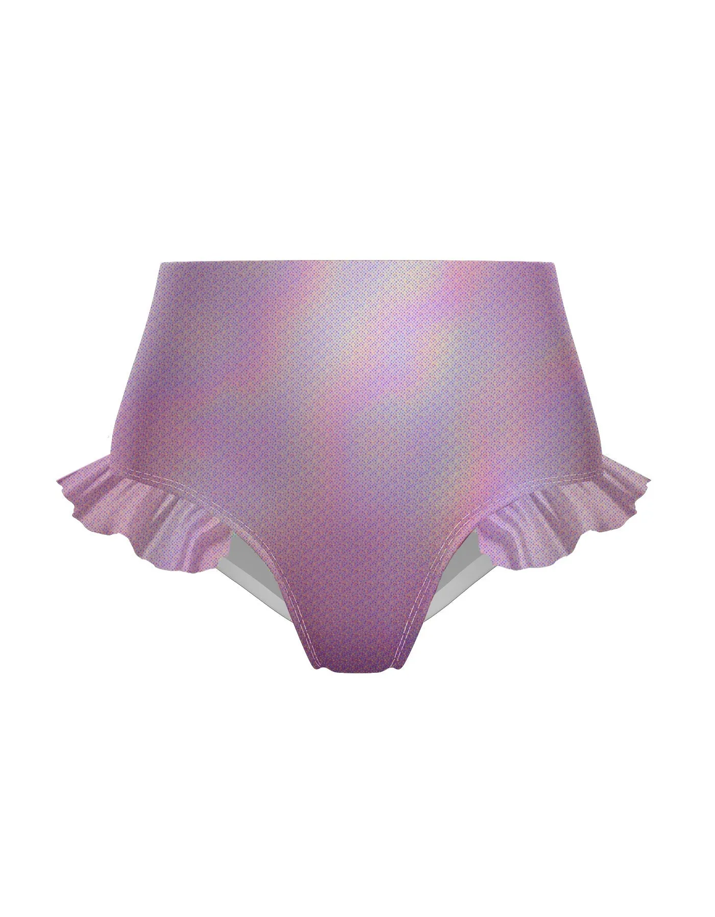 Hologram High Rise Panty with Ruffle
