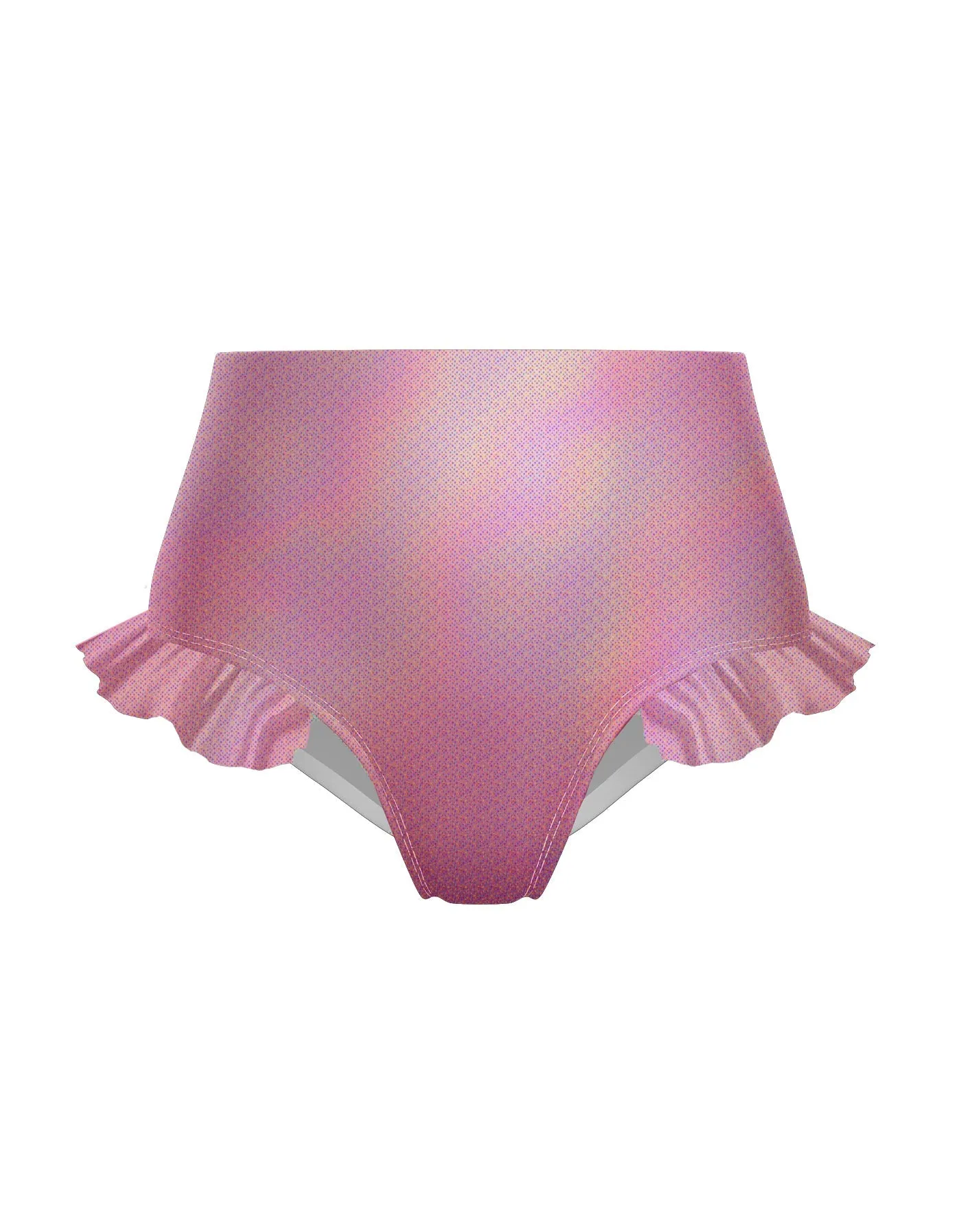 Hologram High Rise Panty with Ruffle