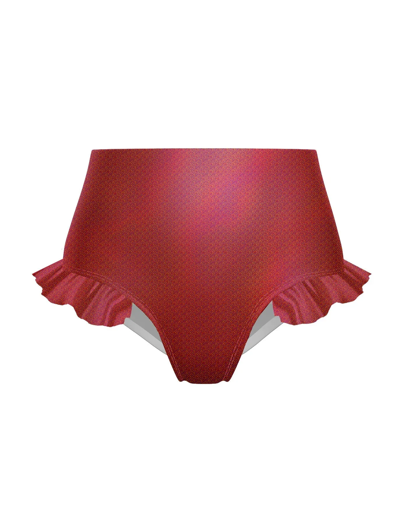 Hologram High Rise Panty with Ruffle