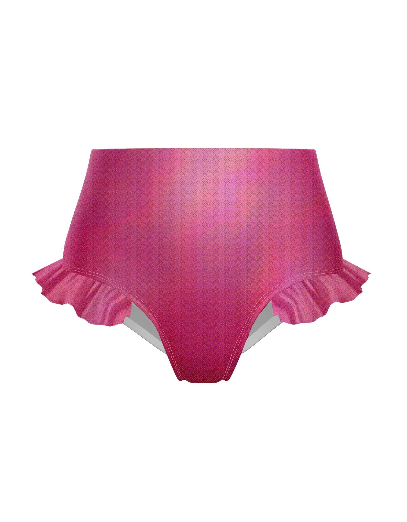 Hologram High Rise Panty with Ruffle