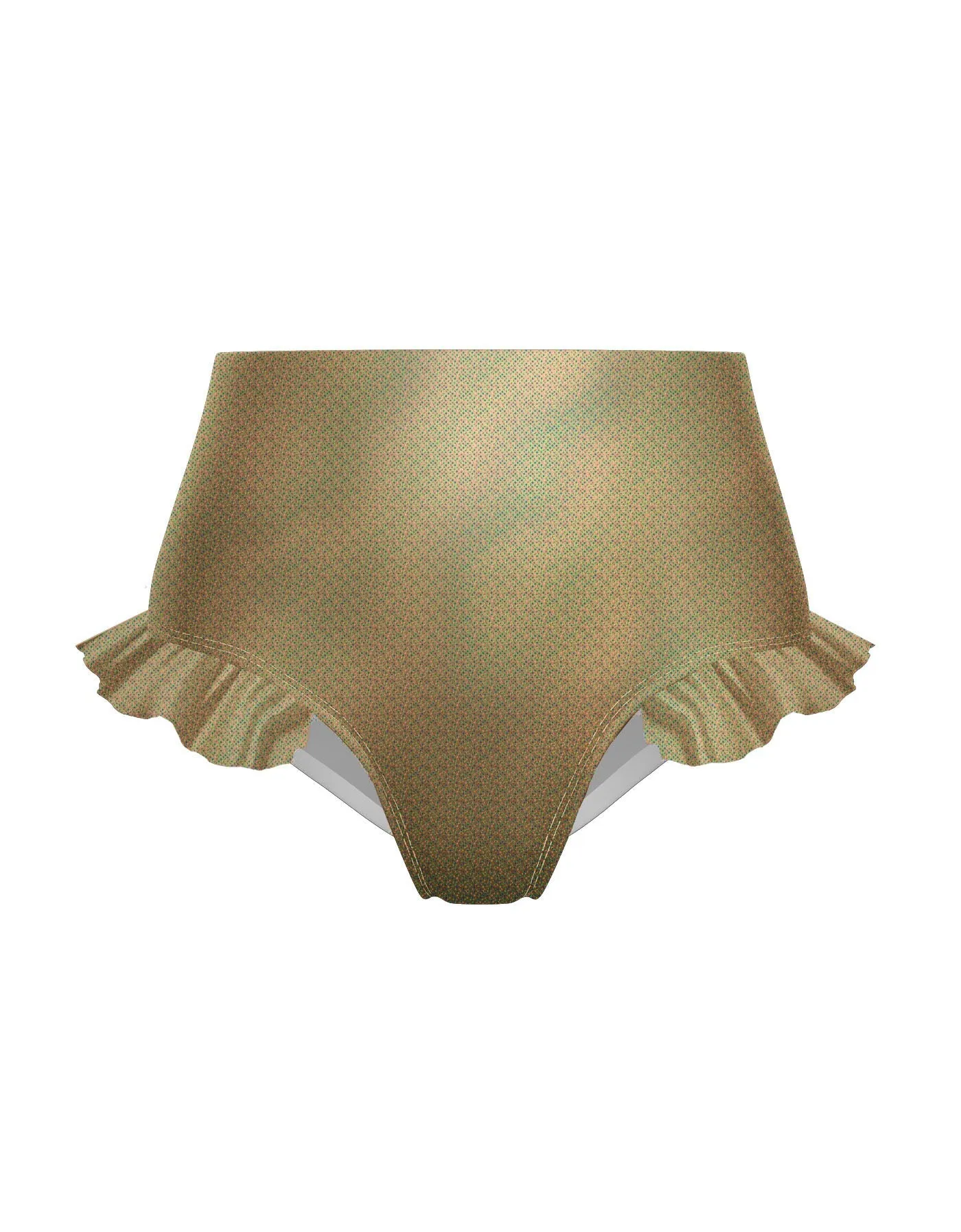 Hologram High Rise Panty with Ruffle
