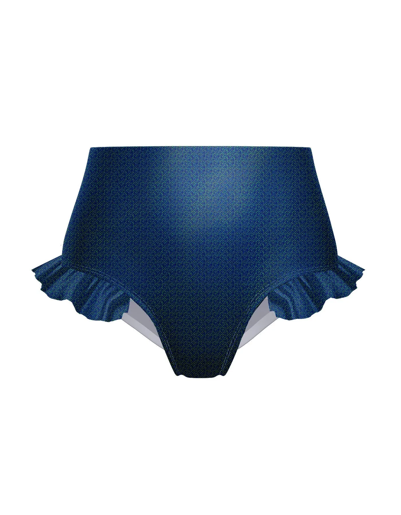 Hologram High Rise Panty with Ruffle