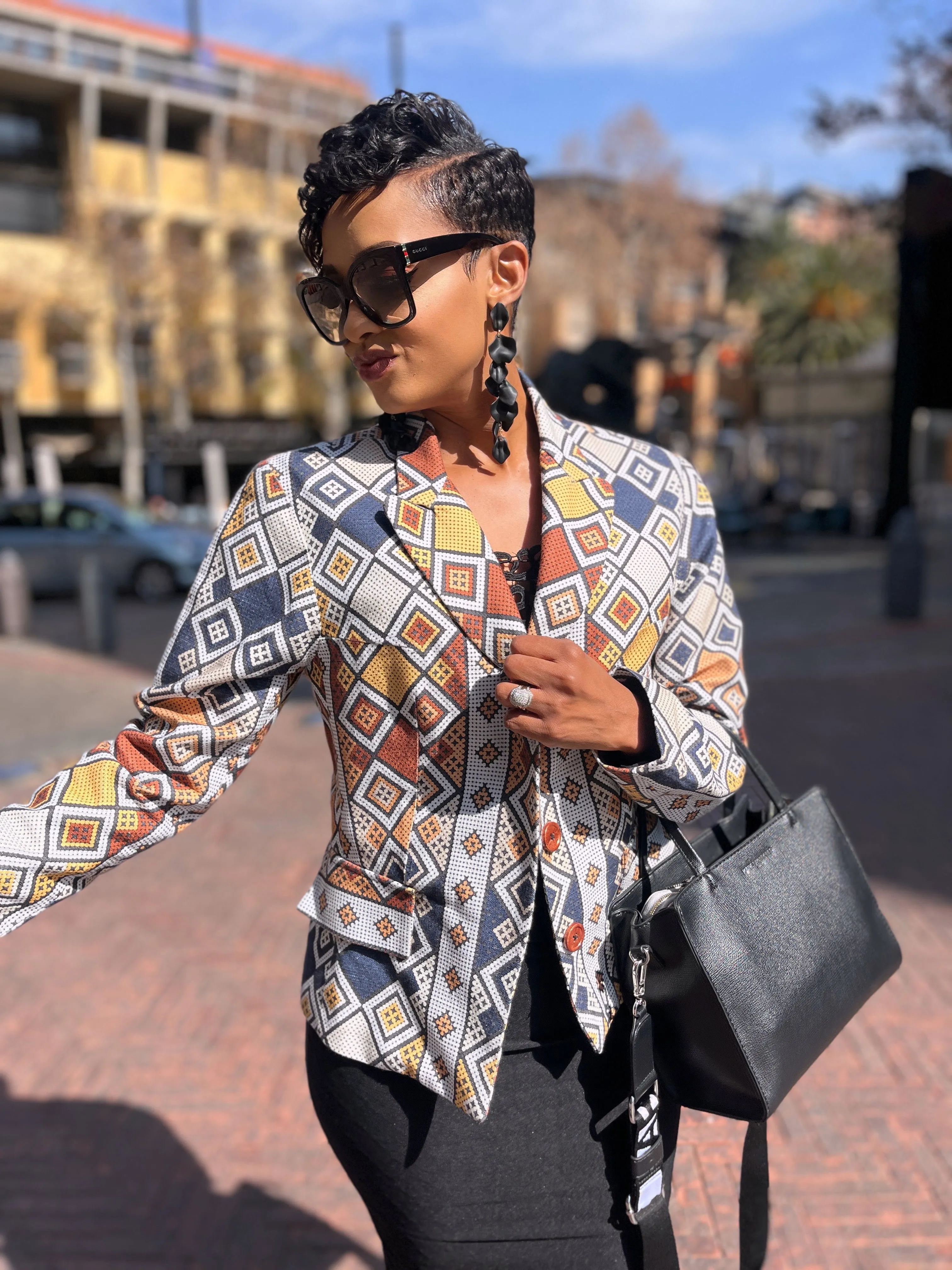 Jacket Blazer - Dersert Print