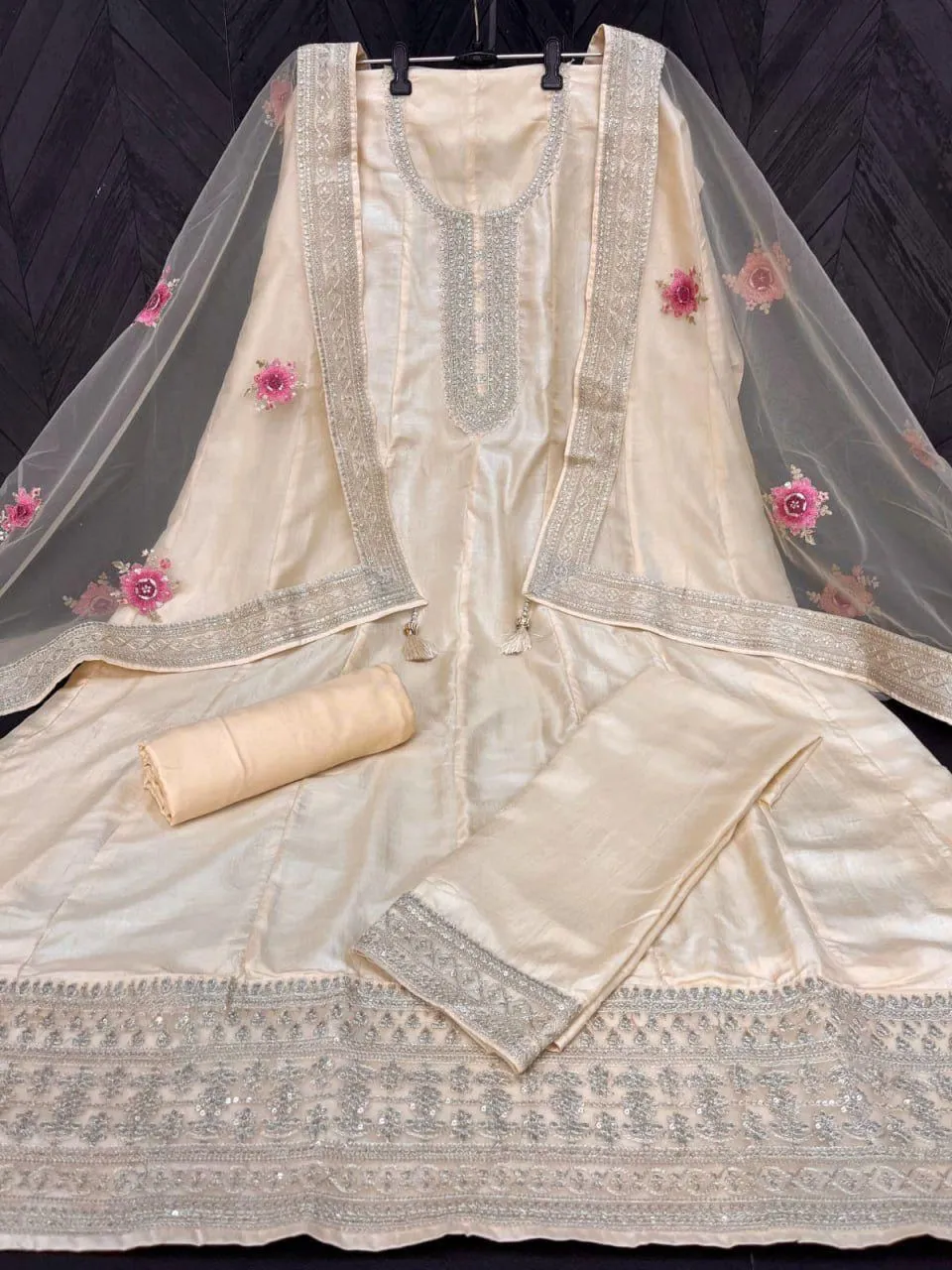 KASEESH NOOR MAHAL BY VINAY FASHION 63691 TO 63698 SERIES DOLA SILK DRESSES