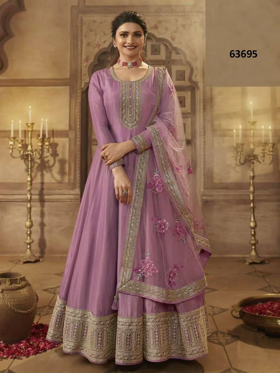KASEESH NOOR MAHAL BY VINAY FASHION 63691 TO 63698 SERIES DOLA SILK DRESSES
